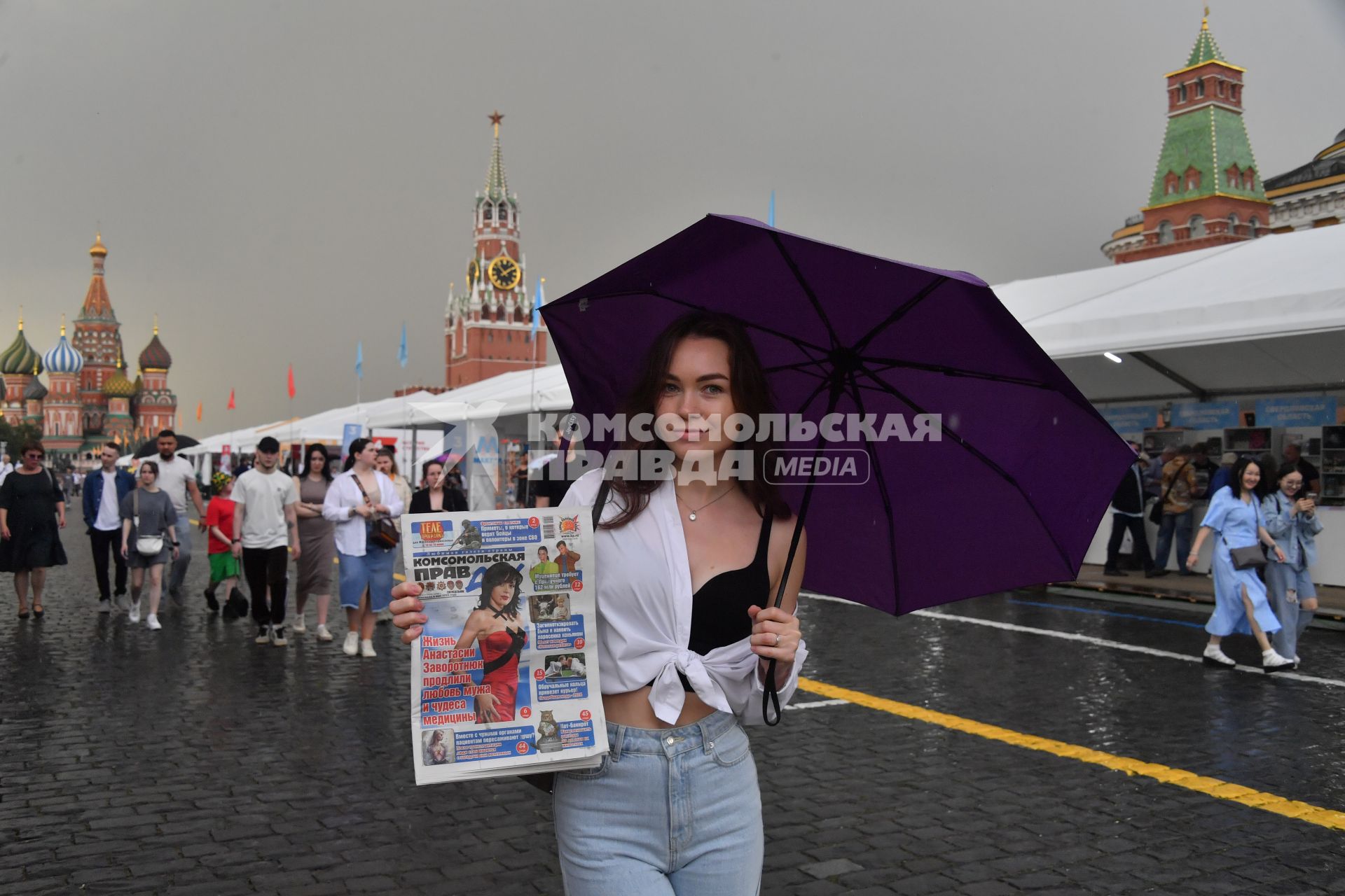 Книжный фестиваль \"Красная площадь\" в Москве