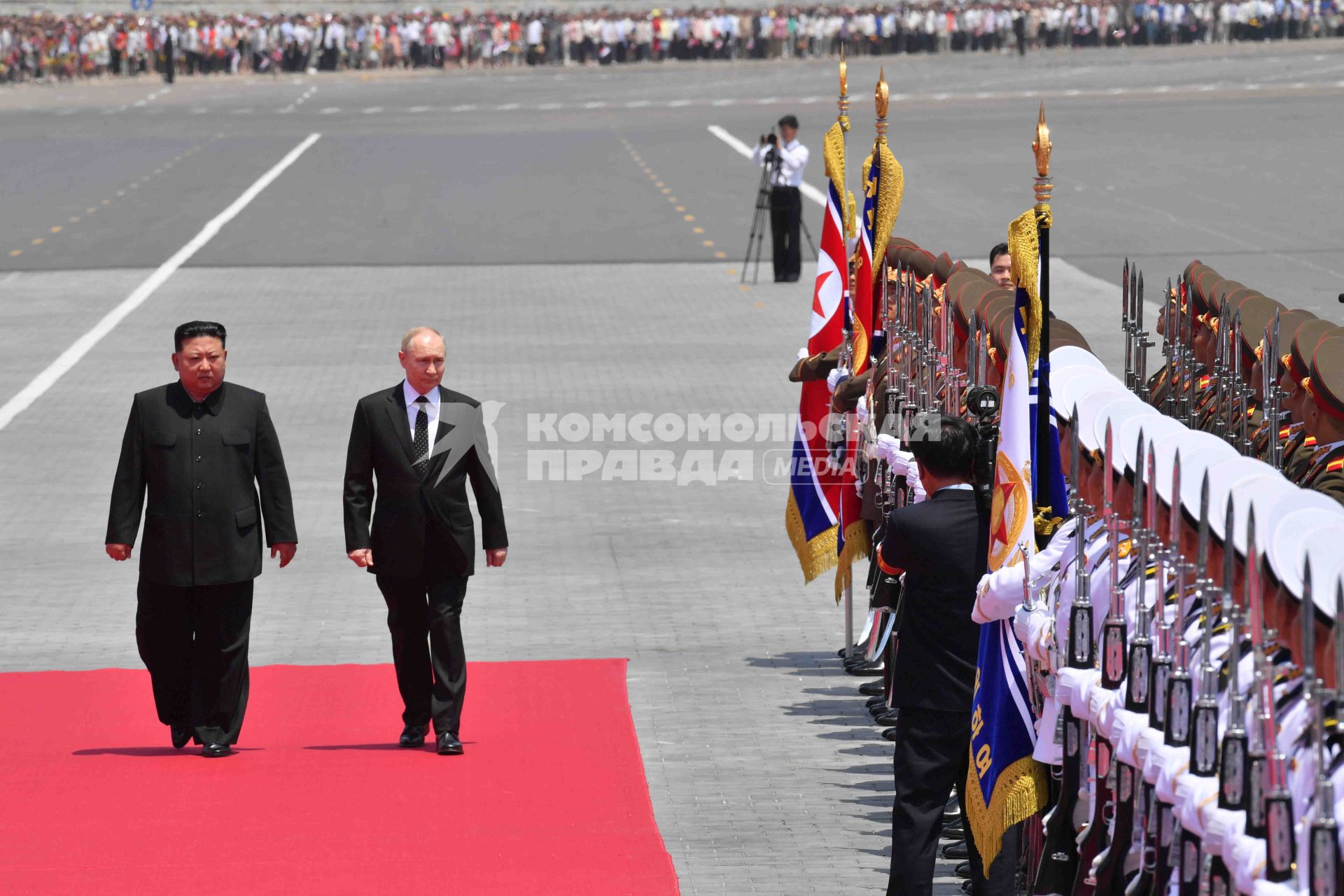 Владимир Путин и Ким Чен Ын