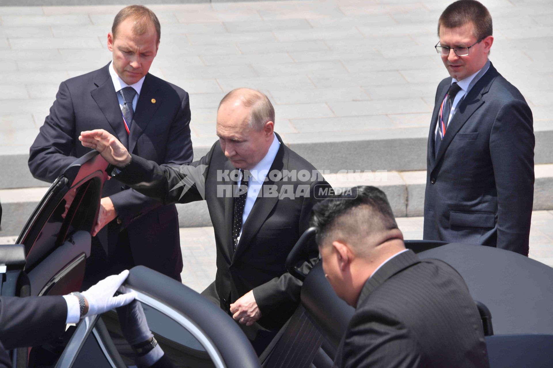 Владимир Путин и Ким Чен Ын