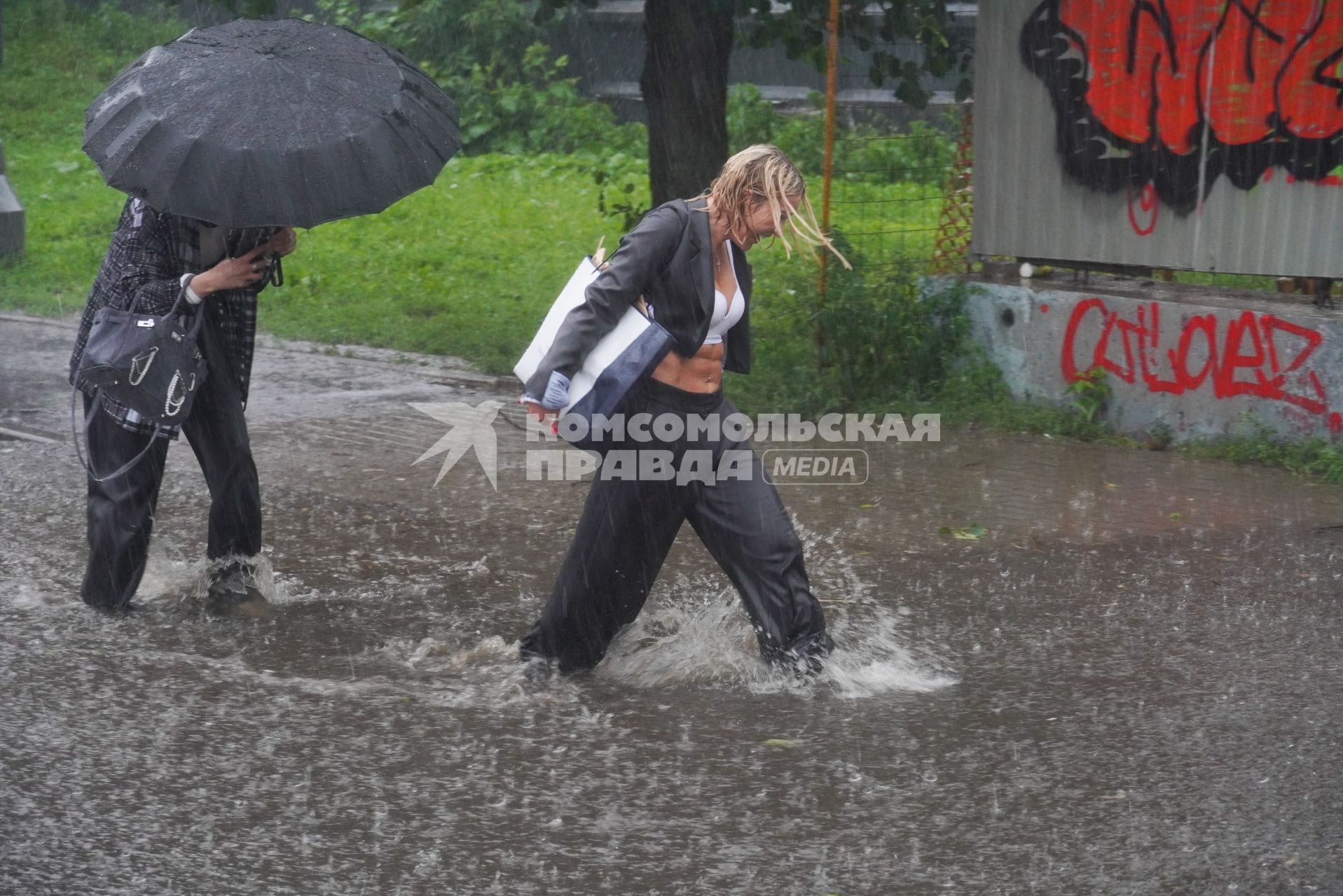 Ливень в Москве