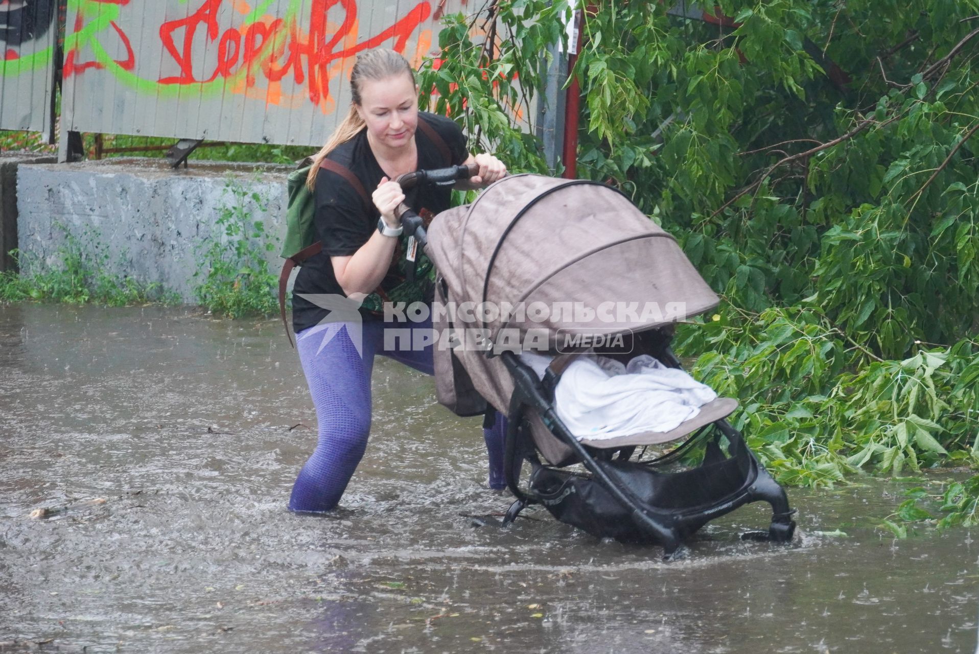 Ливень в Москве