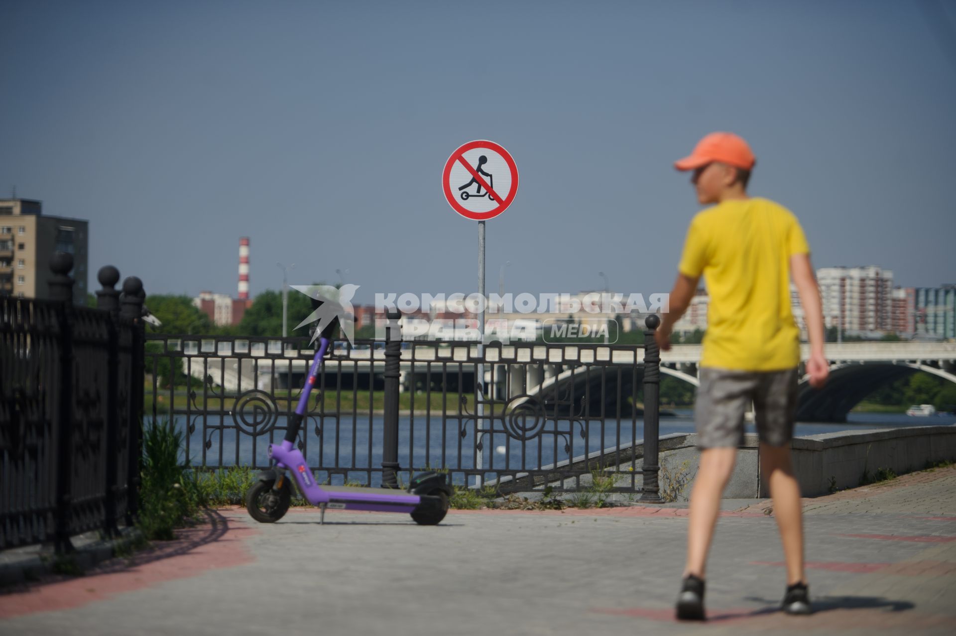 Установка дорожных знаков запрещающих движение на СИМ