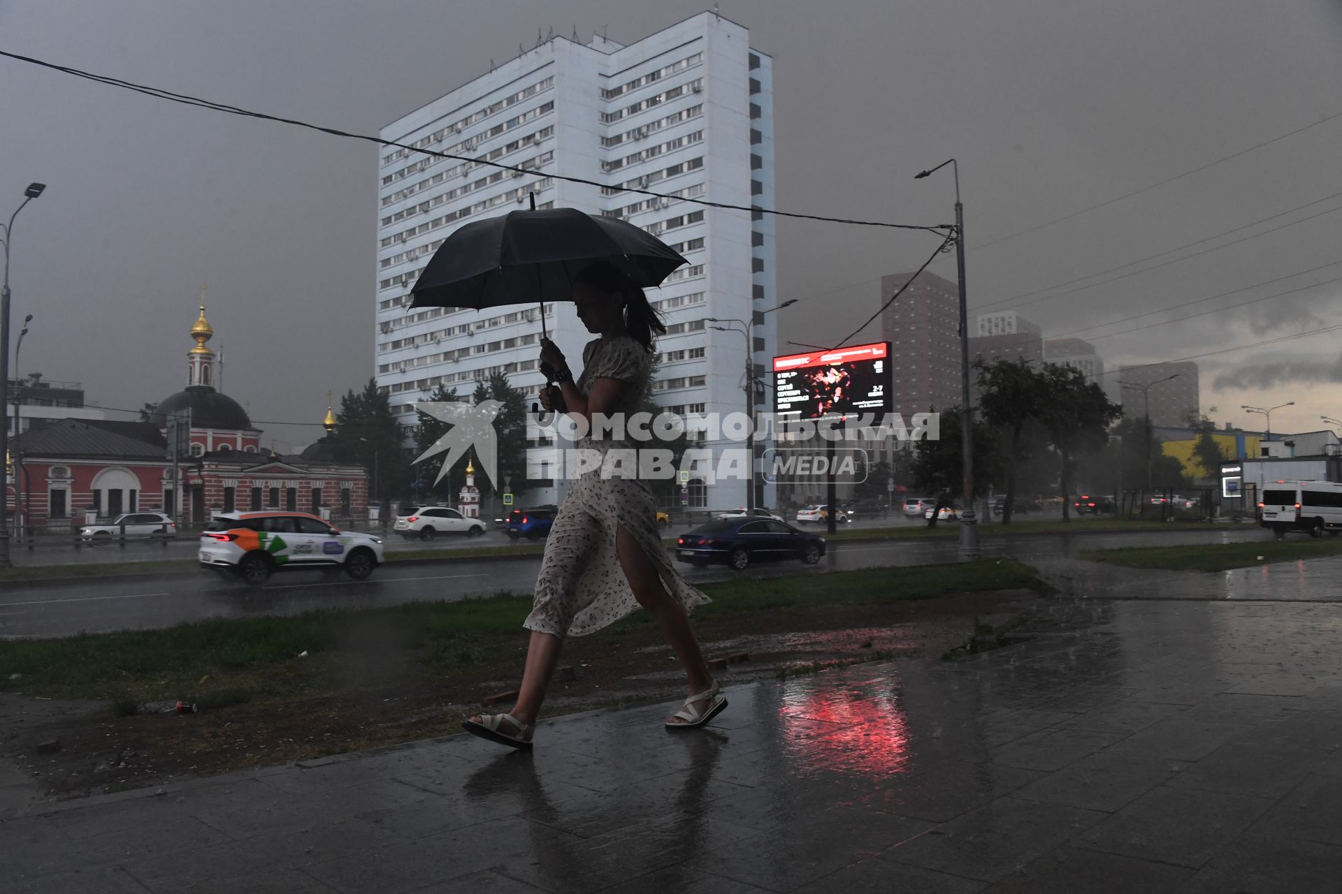 Ливень в Москве