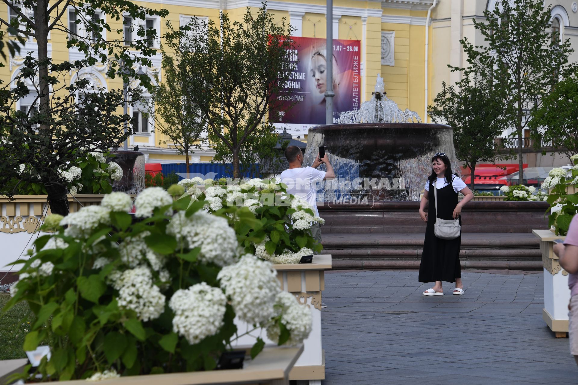 Жаркая погода в Москве