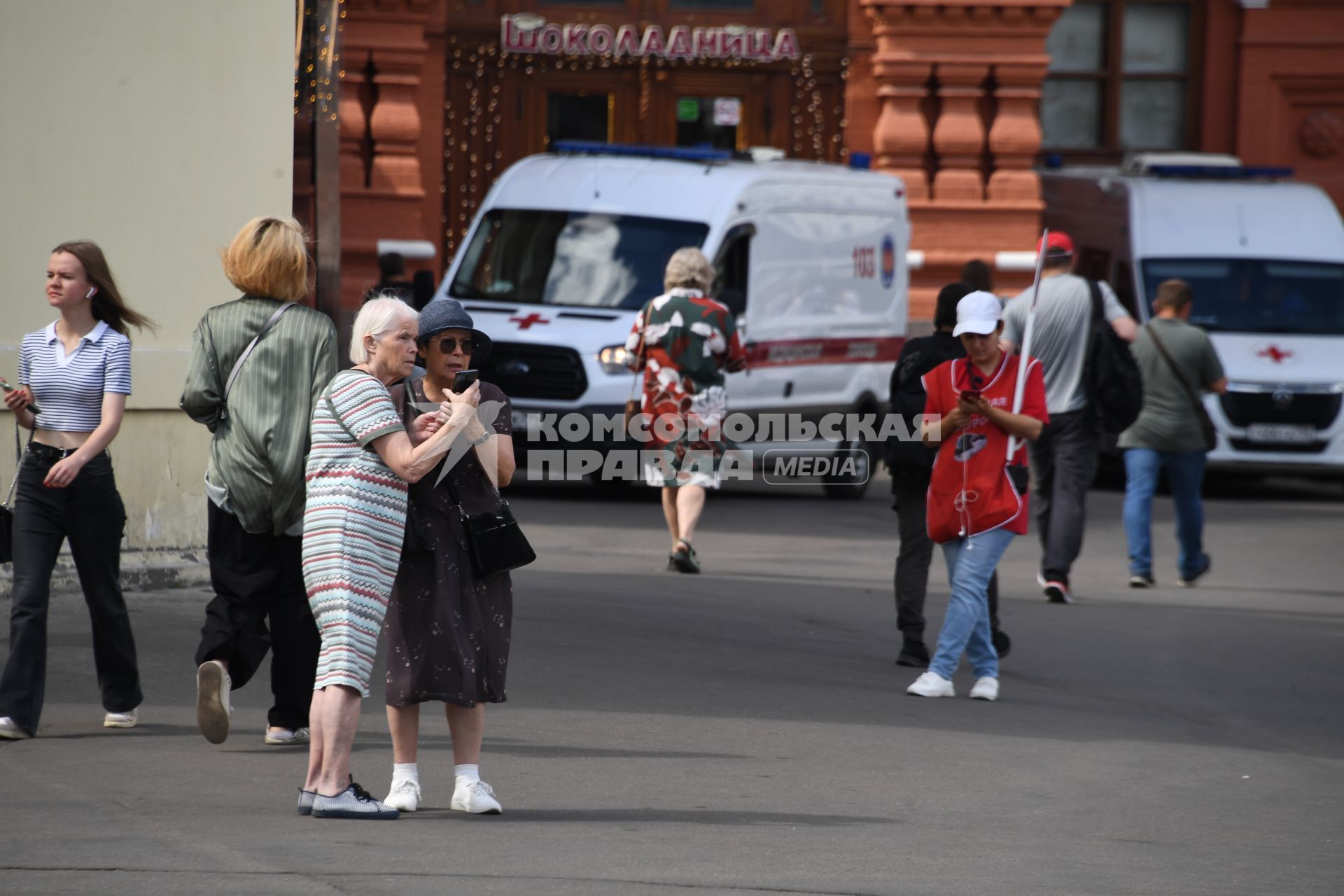 Жаркая погода в Москве