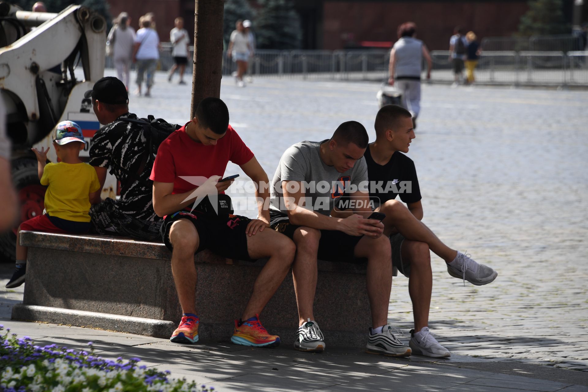 Жаркая погода в Москве