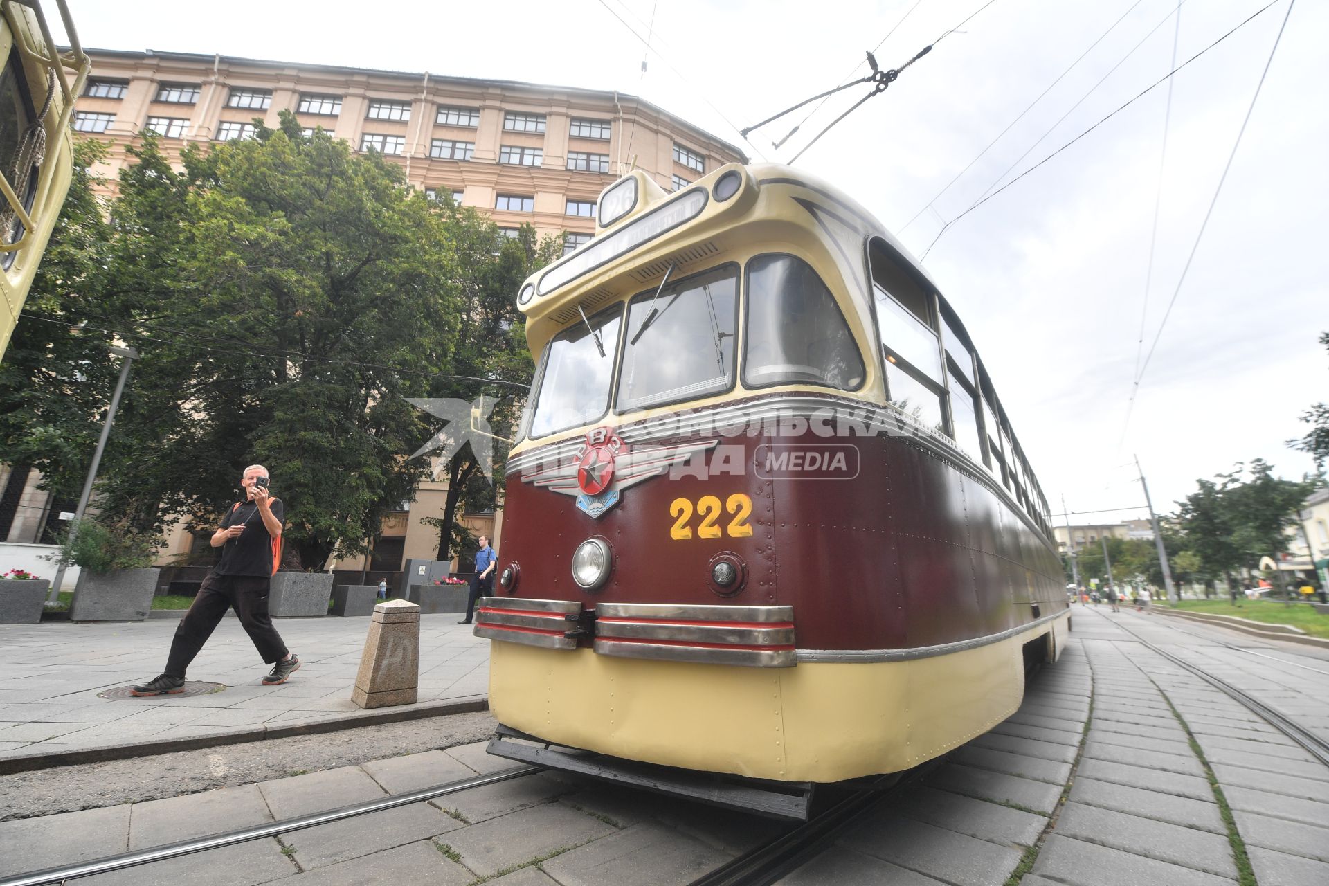 Парад ретро трамваев в Москве