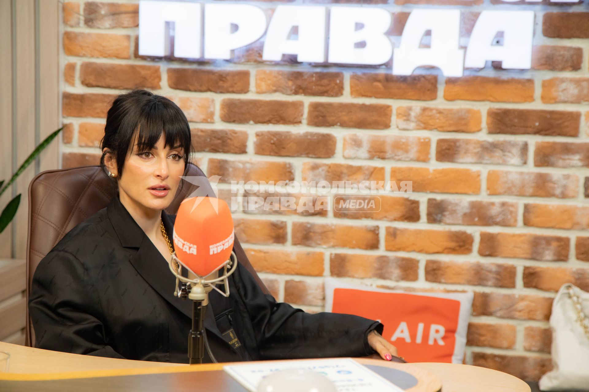 Тина Канделаки на радиостанции `Комсомольская правда`