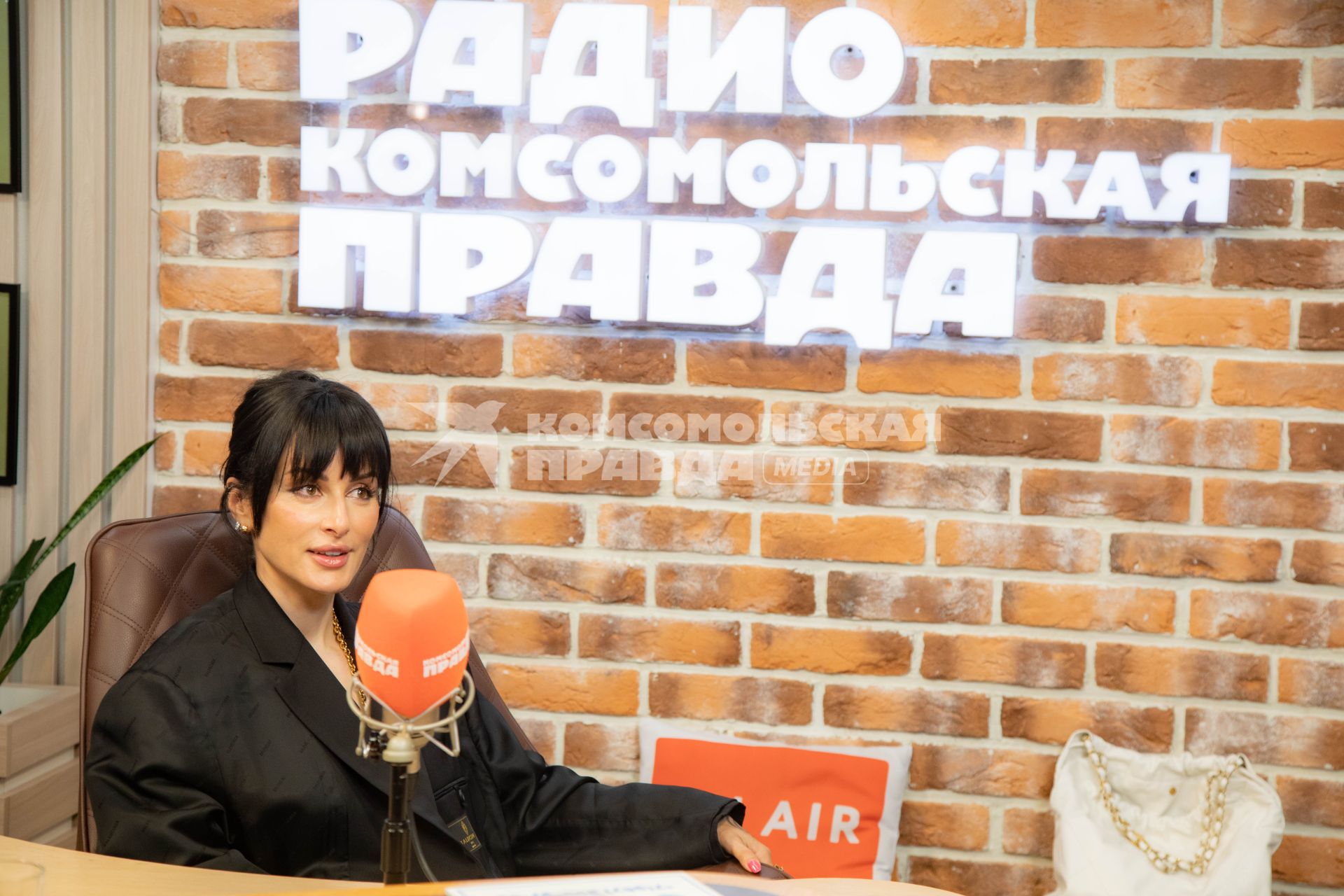 Тина Канделаки на радиостанции `Комсомольская правда`