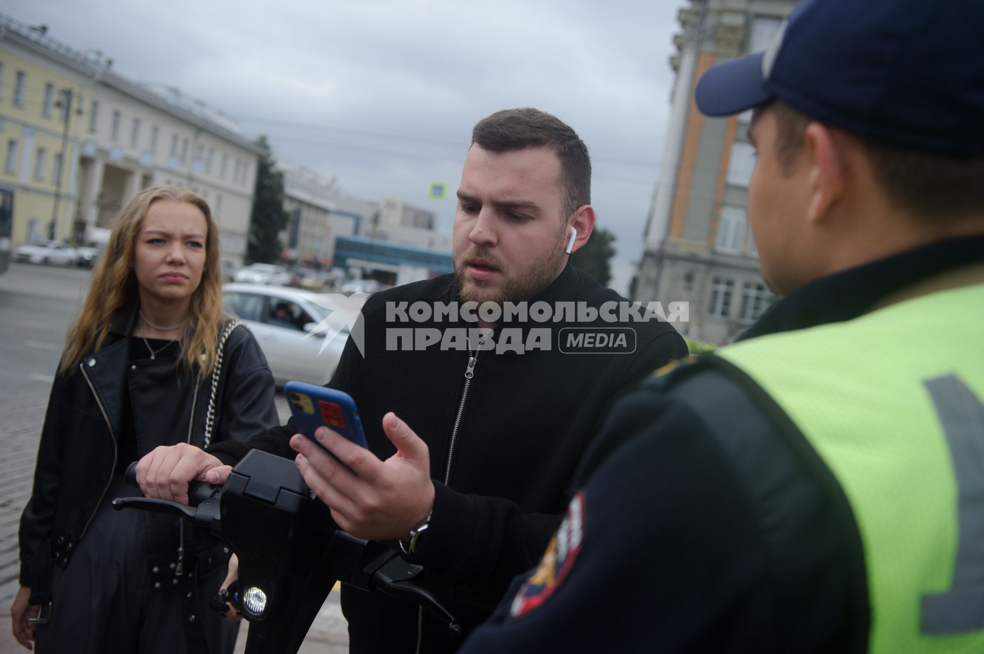 Рейд по самокатчикам-нарушителям в Екатеринбурге