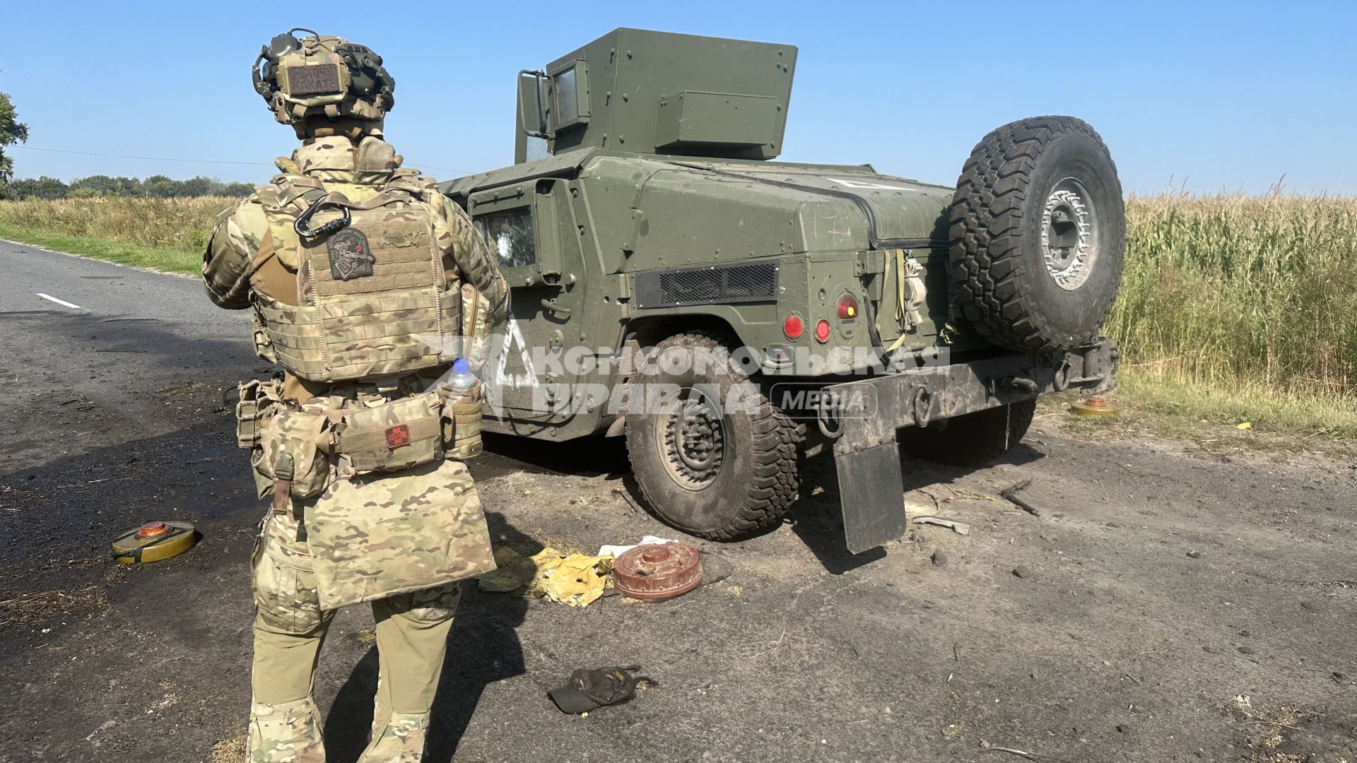 Подбитая техника НАТО под Курском