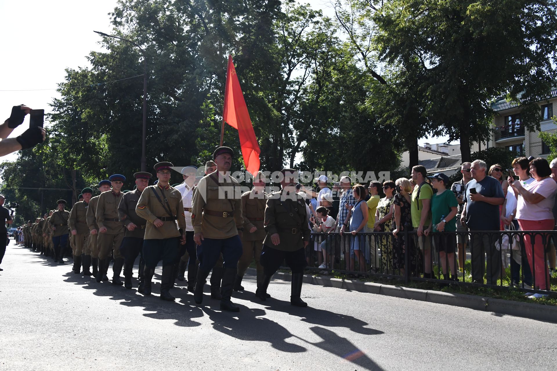 В Бресте реконструировали последний мирный день 22 июня 1941 года