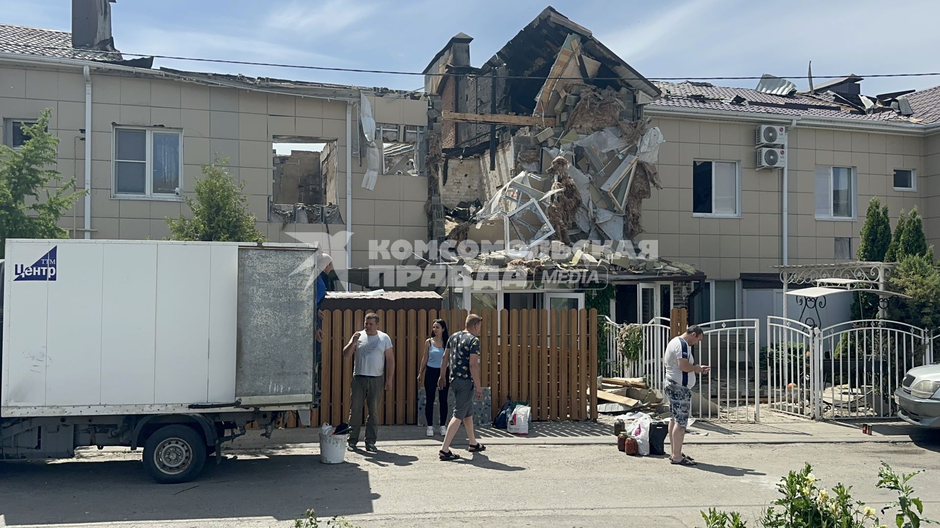 Работа волонтеров в Белгороде