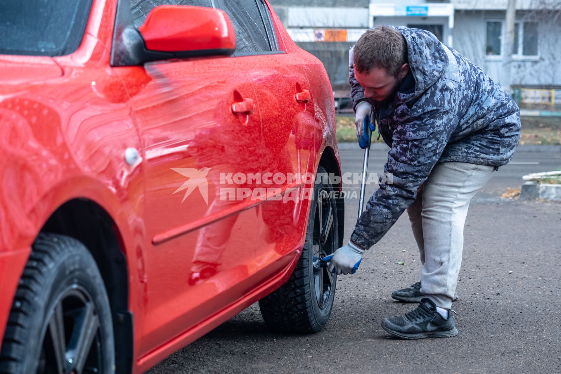 Замена резины в автосервисе