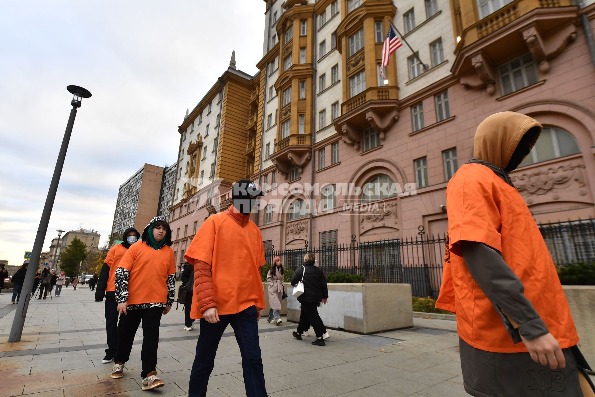 Акция в Москве по случаю пятилетия освобождения Марии Бутиной