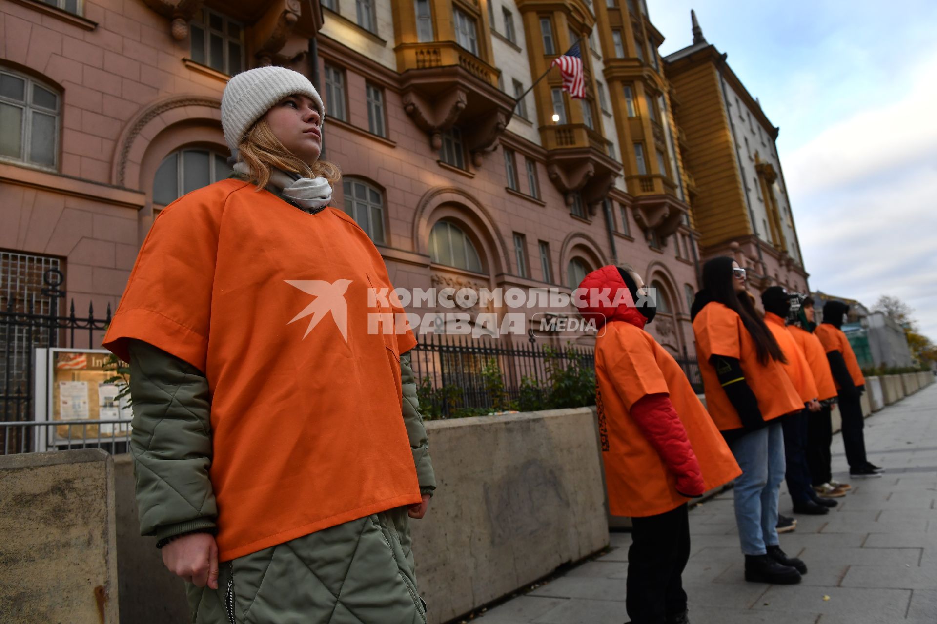 Акция в Москве по случаю пятилетия освобождения Марии Бутиной