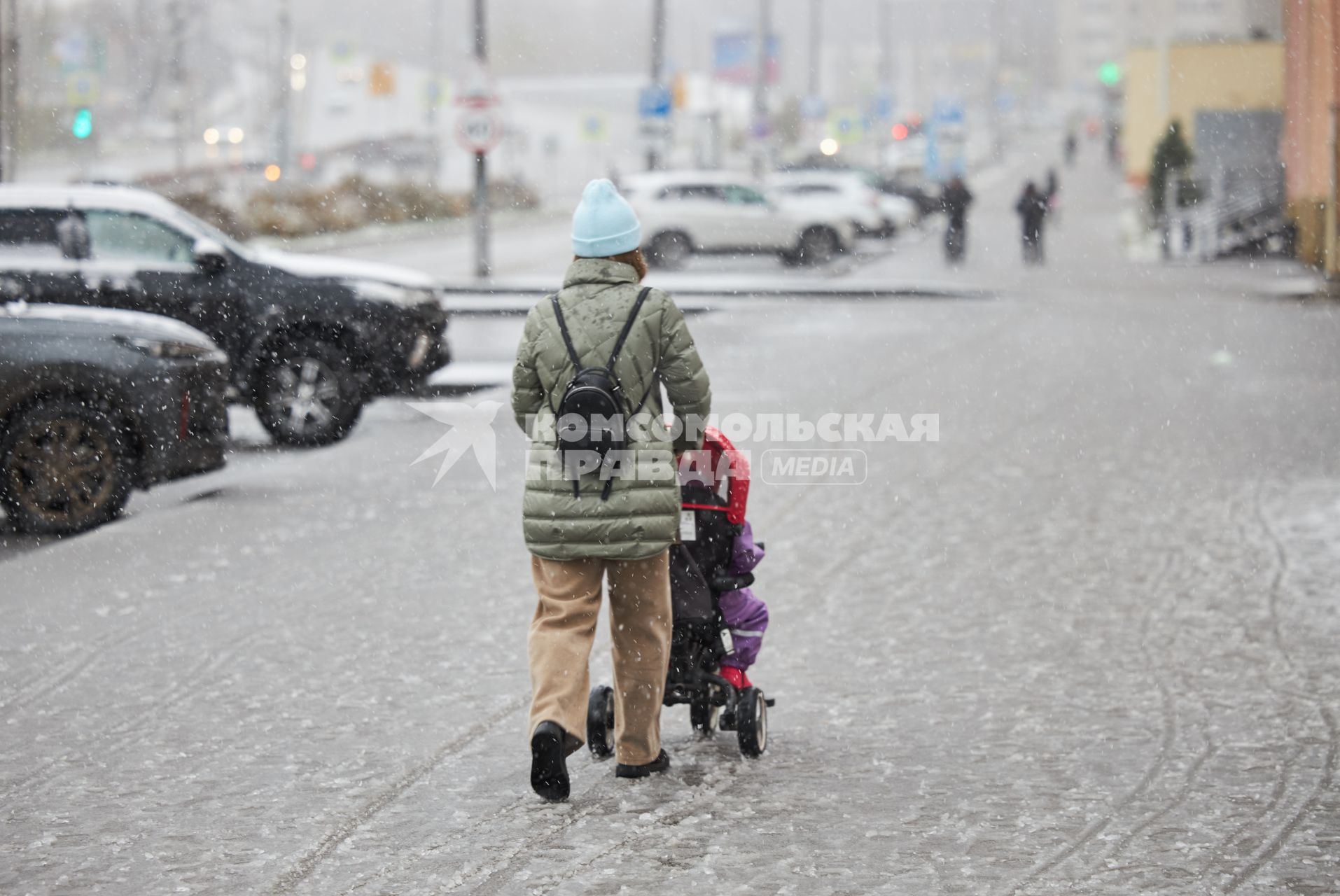 Первый снег в Перми