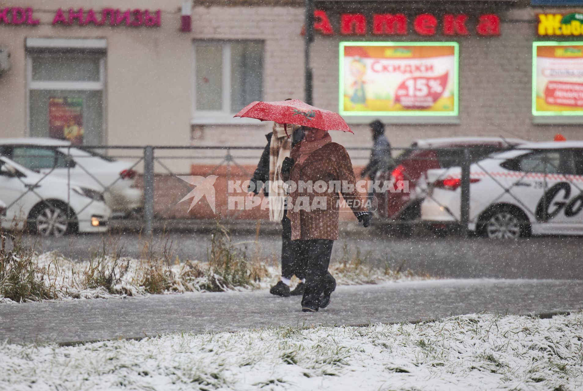 Первый снег в Перми