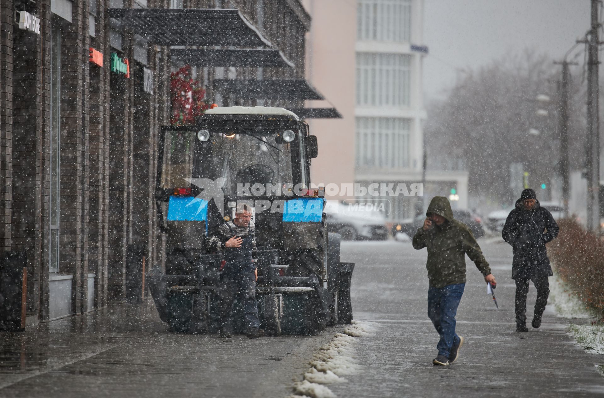 Первый снег в Перми