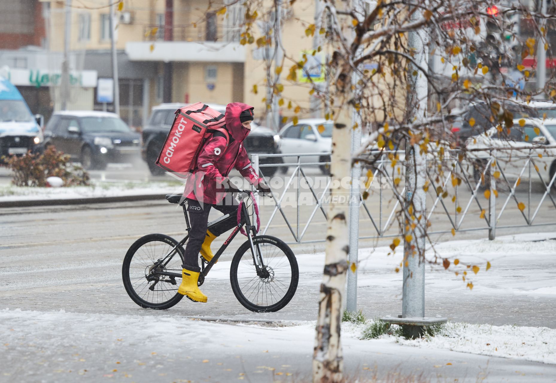 Первый снег в Перми