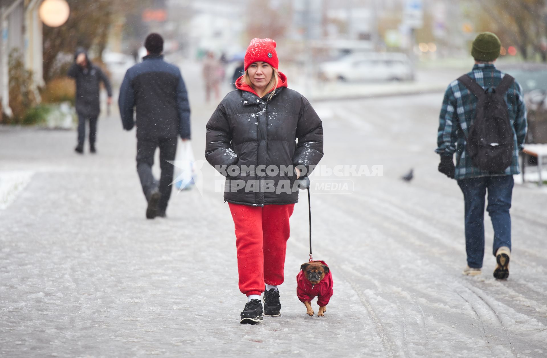 Первый снег в Перми