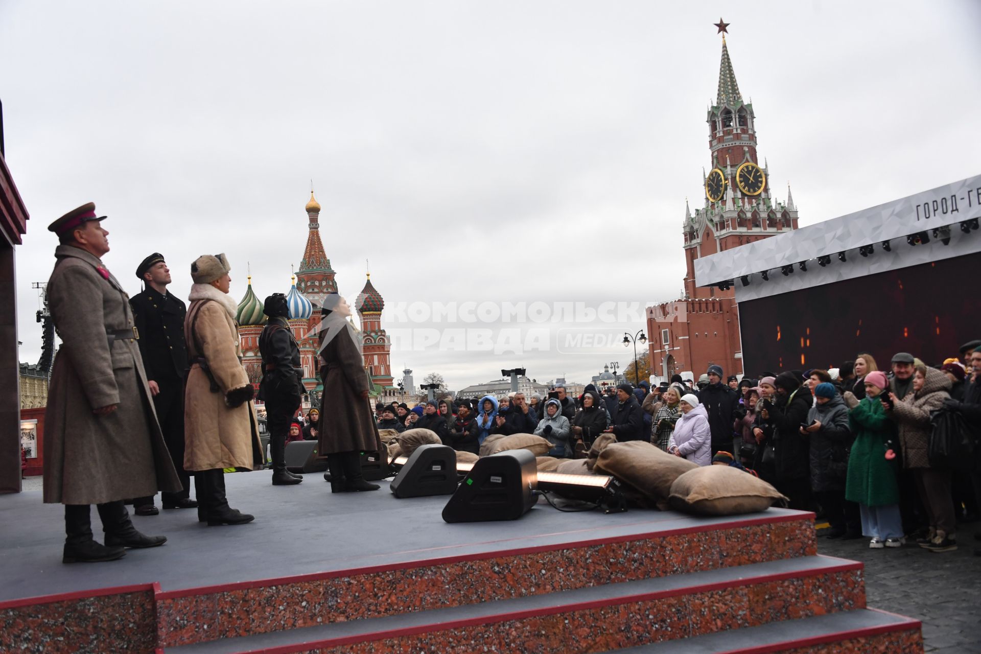 Музей под открытым небом на Красной площади