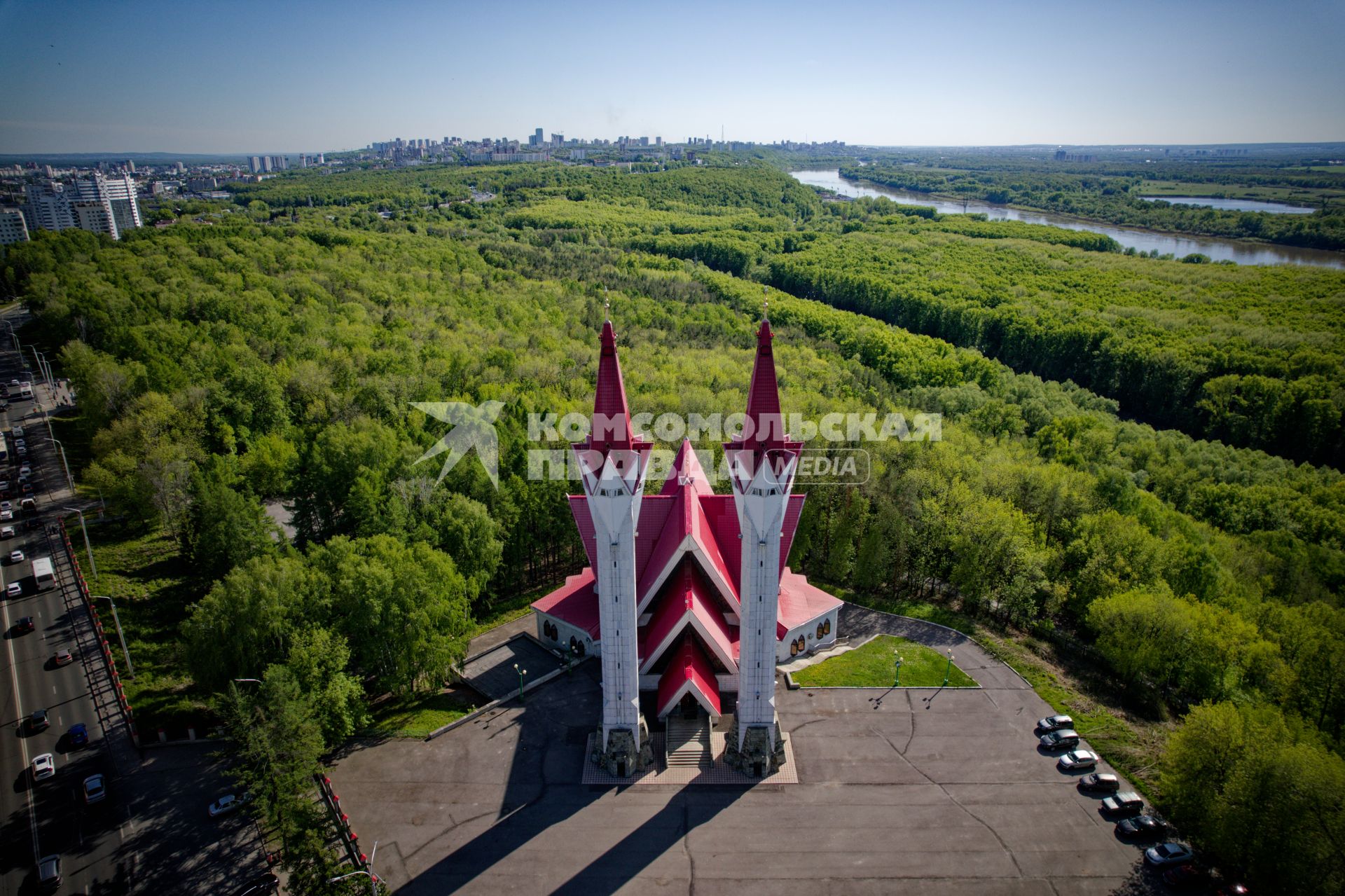 Республика Башкортостан. Виды Уфы.