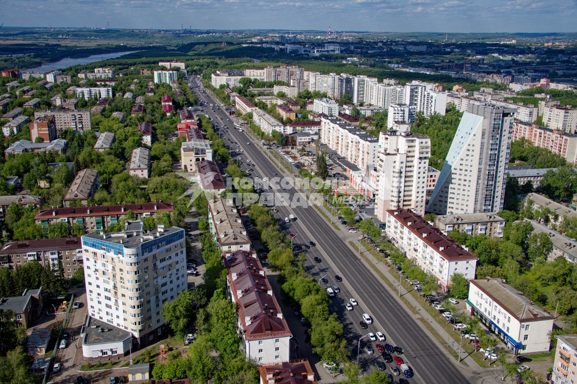 Республика Башкортостан. Виды Уфы.