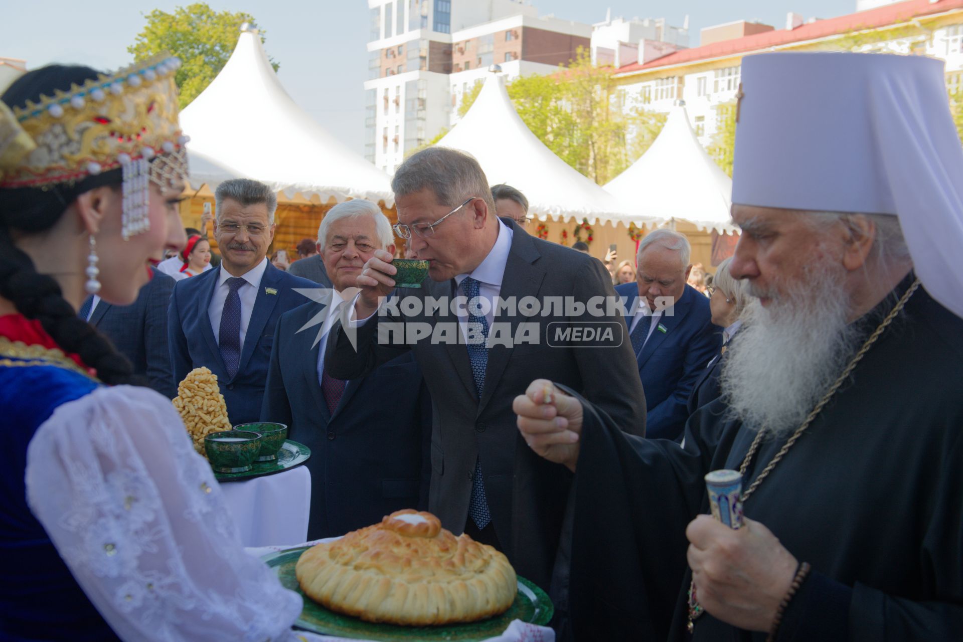 Радий Хабиров  и митрополит Климент