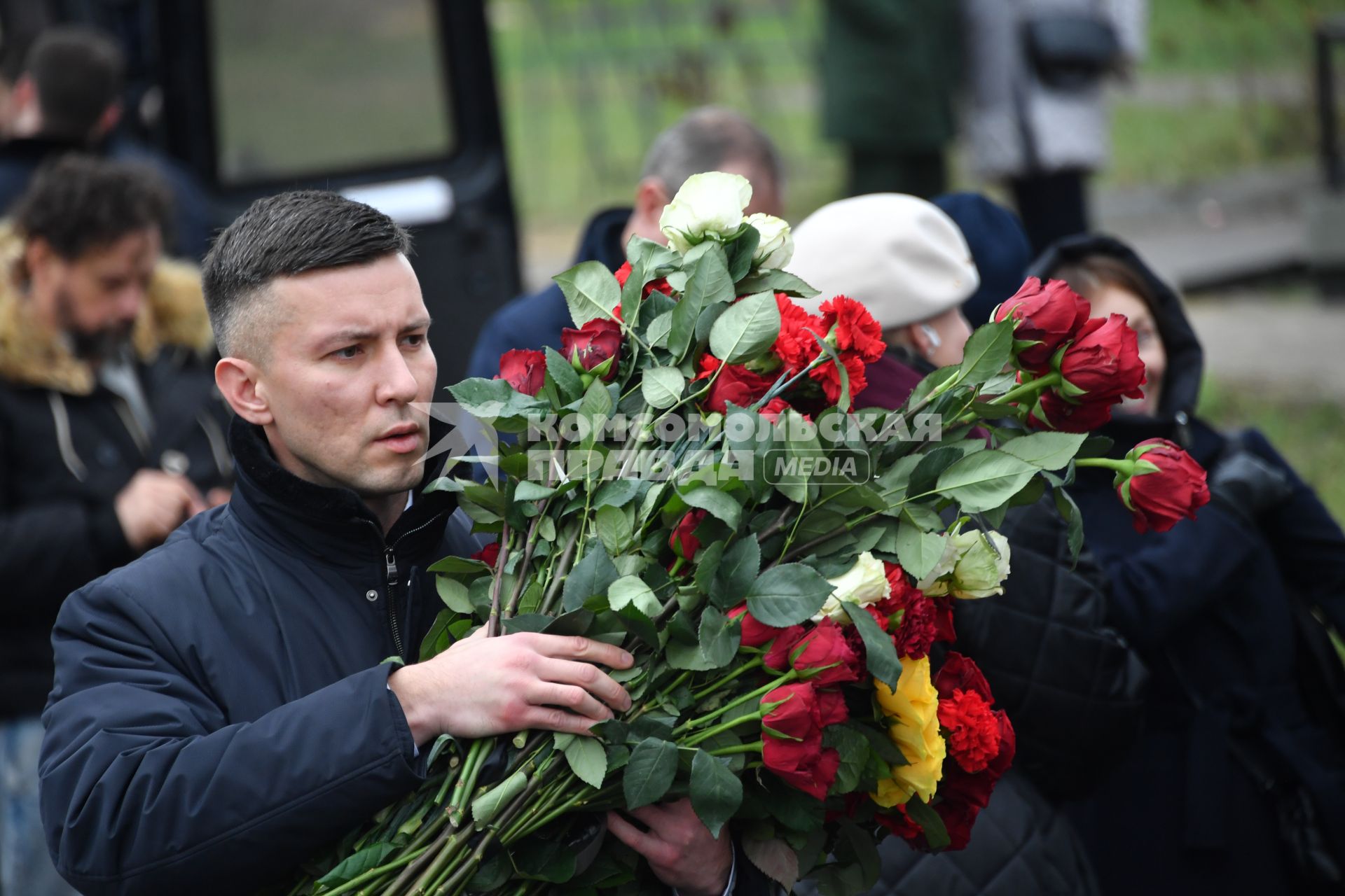 Прощание с певцом Владимиром Левкиным