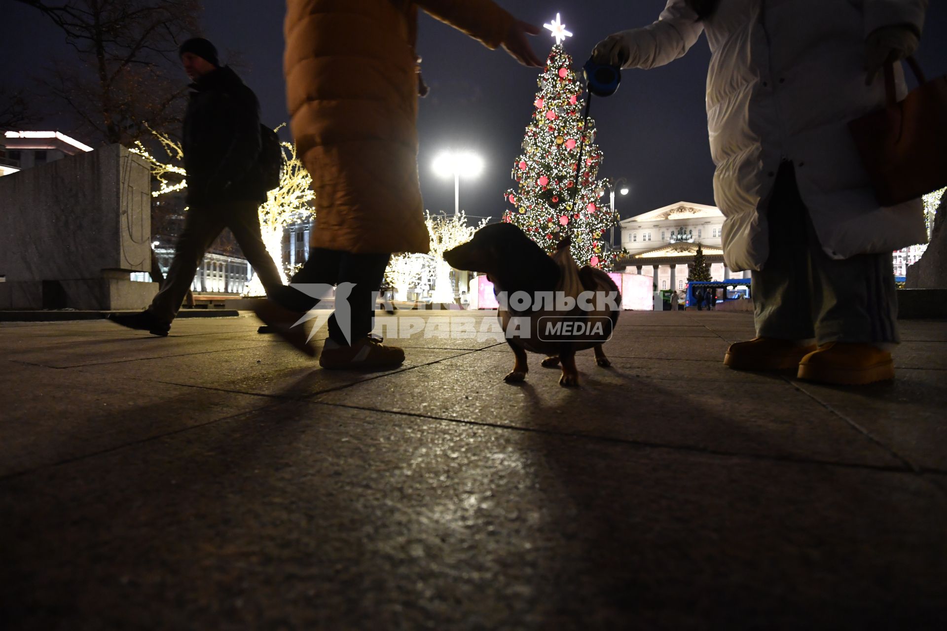 Новогодняя иллюминация в Москве