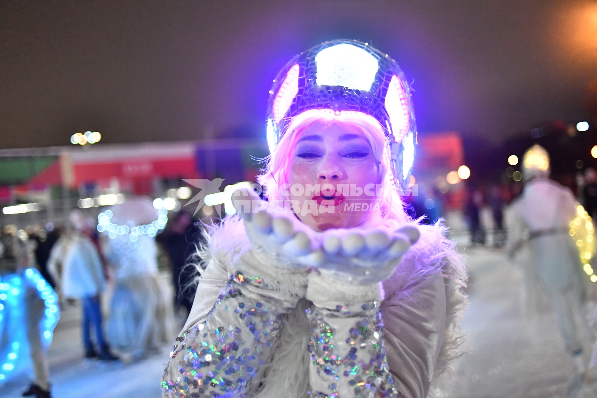 Открытие катка в Парке Горького