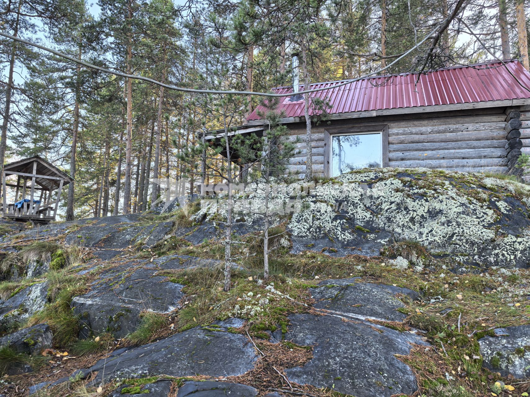 Озере Янисъярви в Карелии