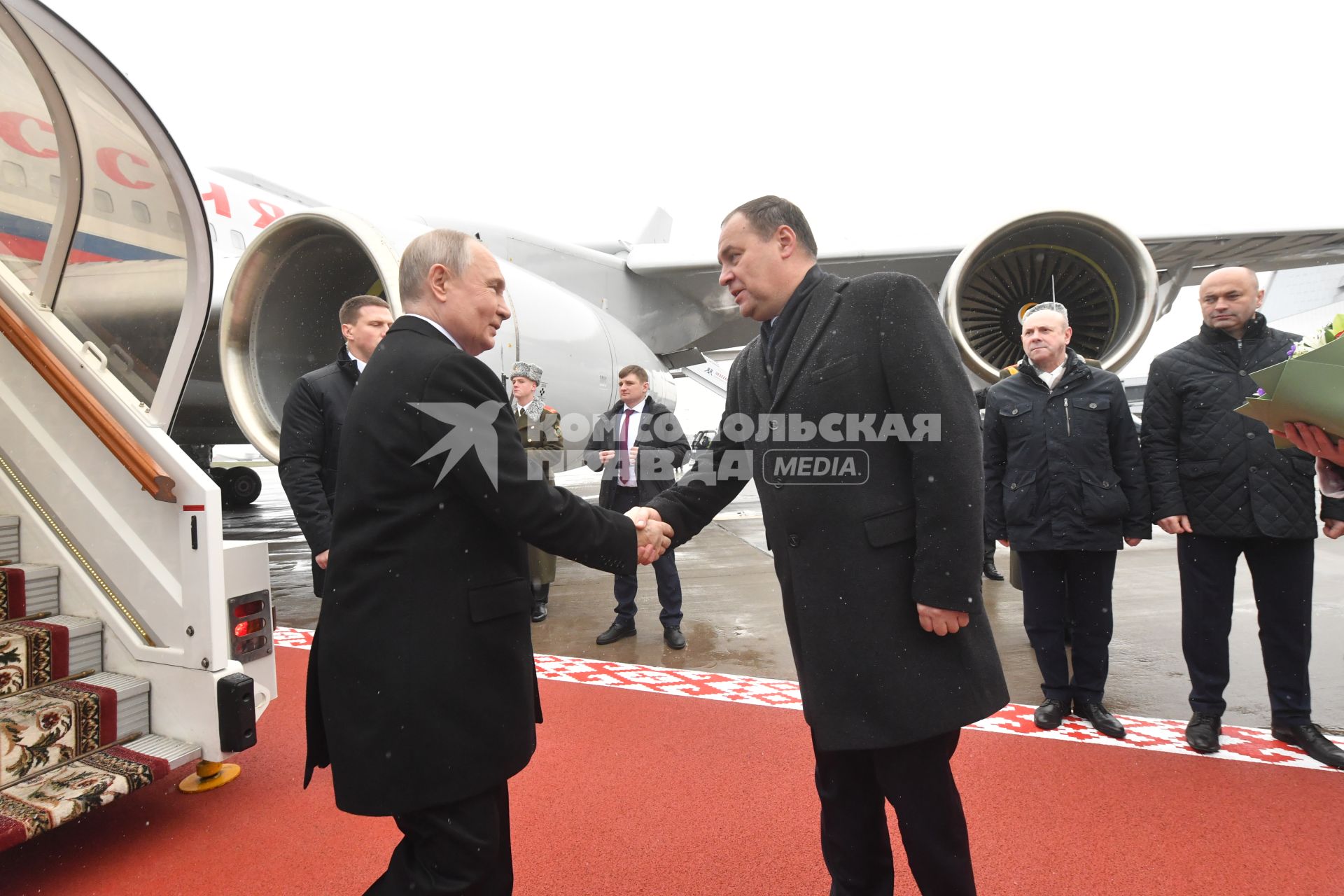 Владимир Путин  и Роман Головченко