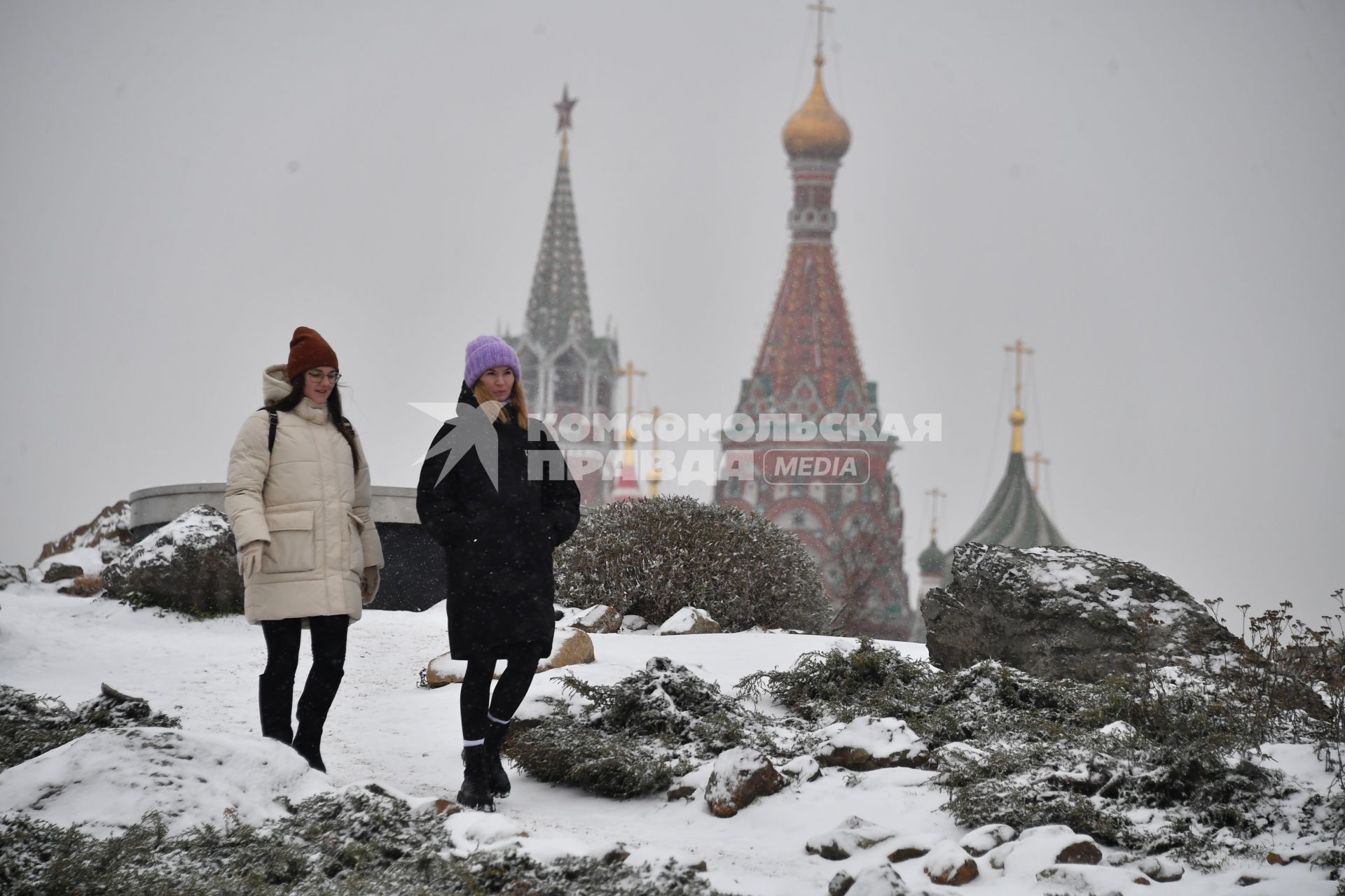 Снегопад в Москве