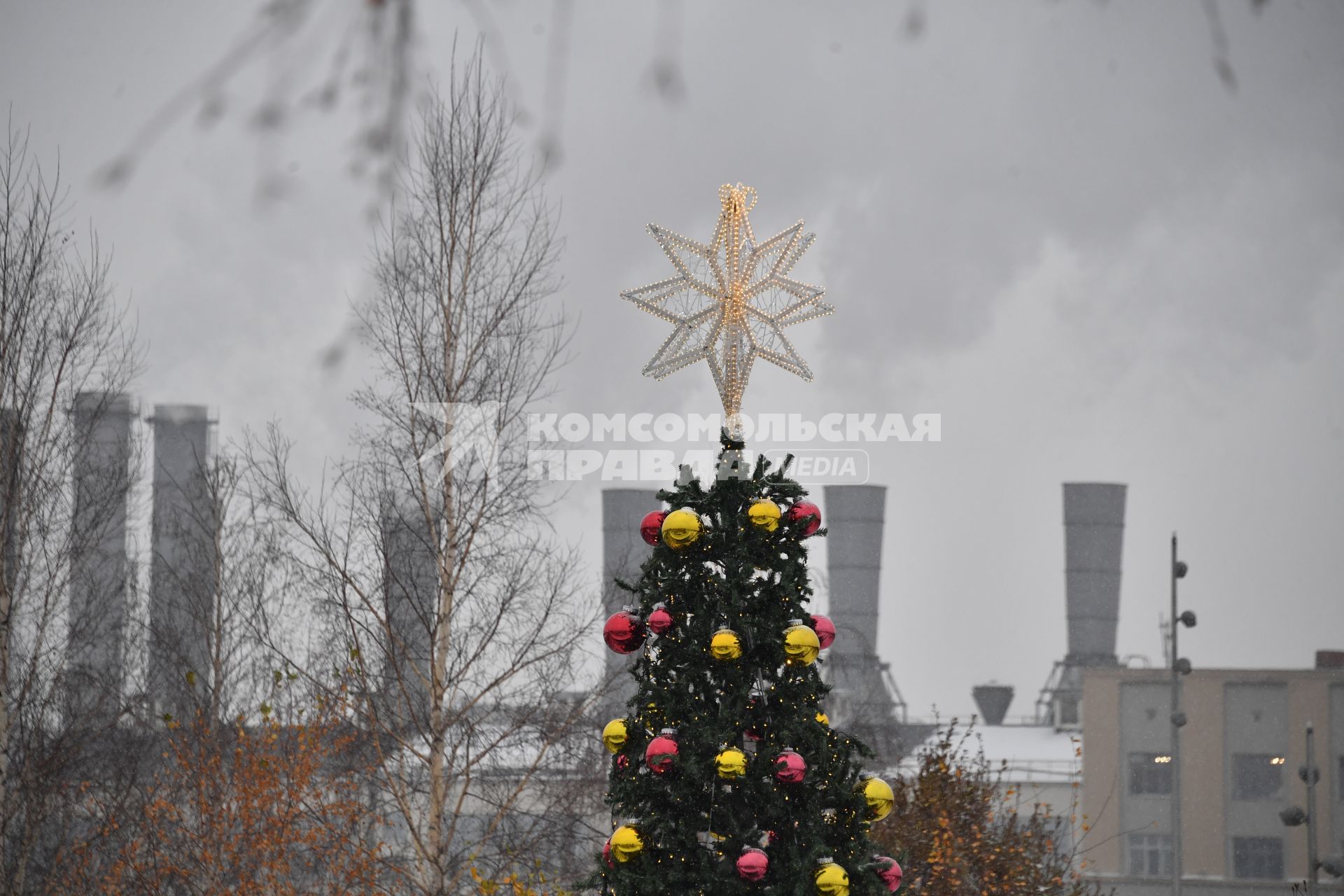 Снегопад в Москве