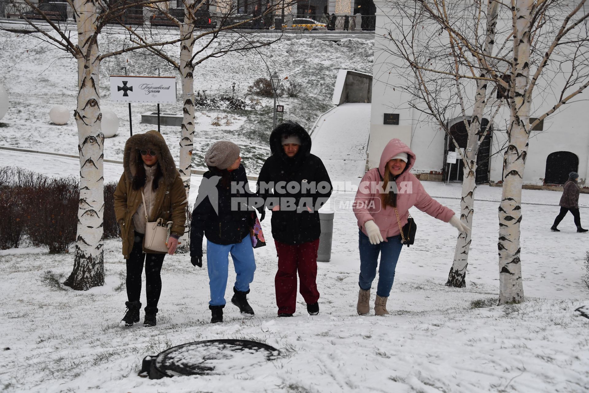 Снегопад в Москве