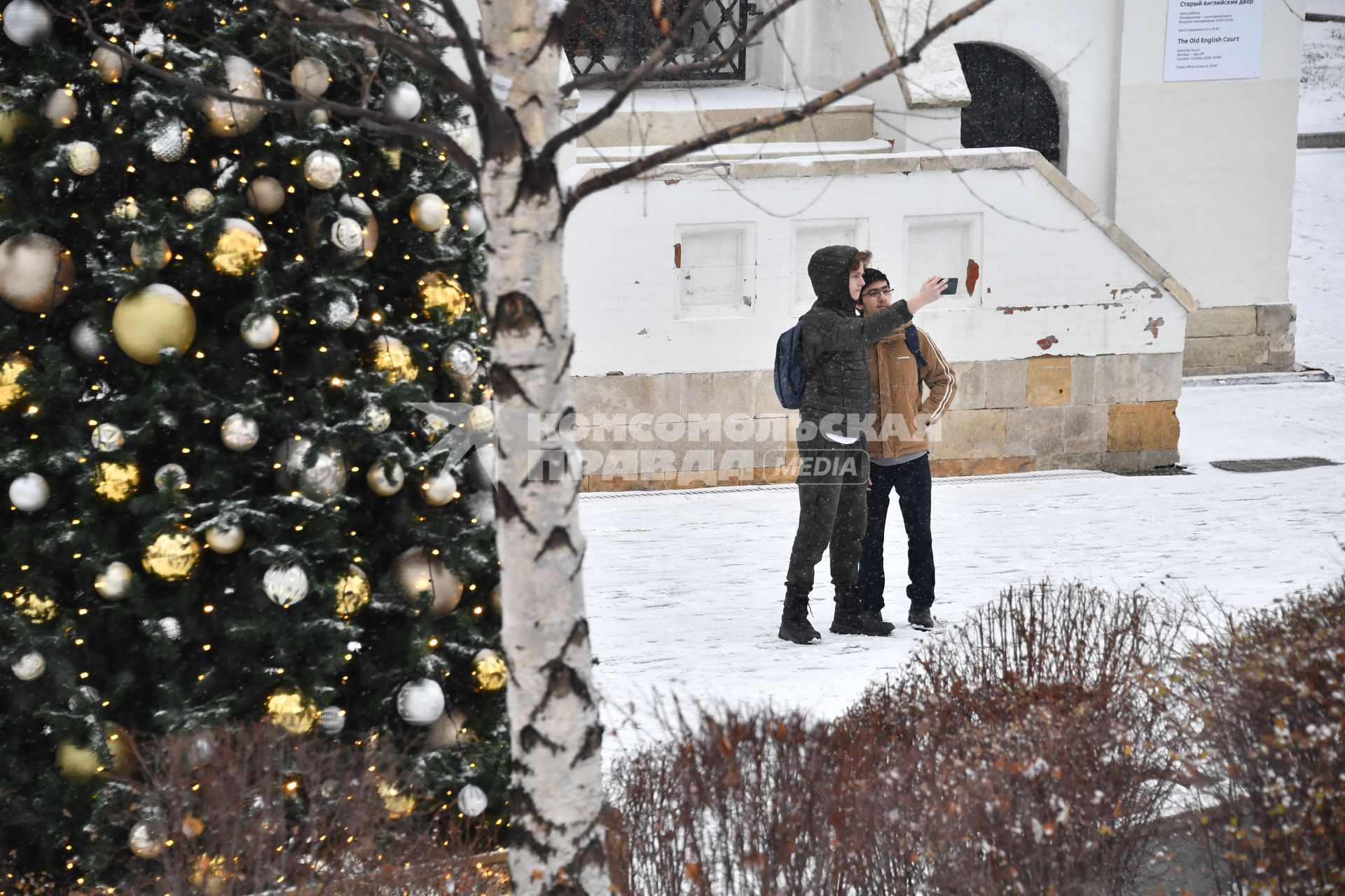 Снегопад в Москве