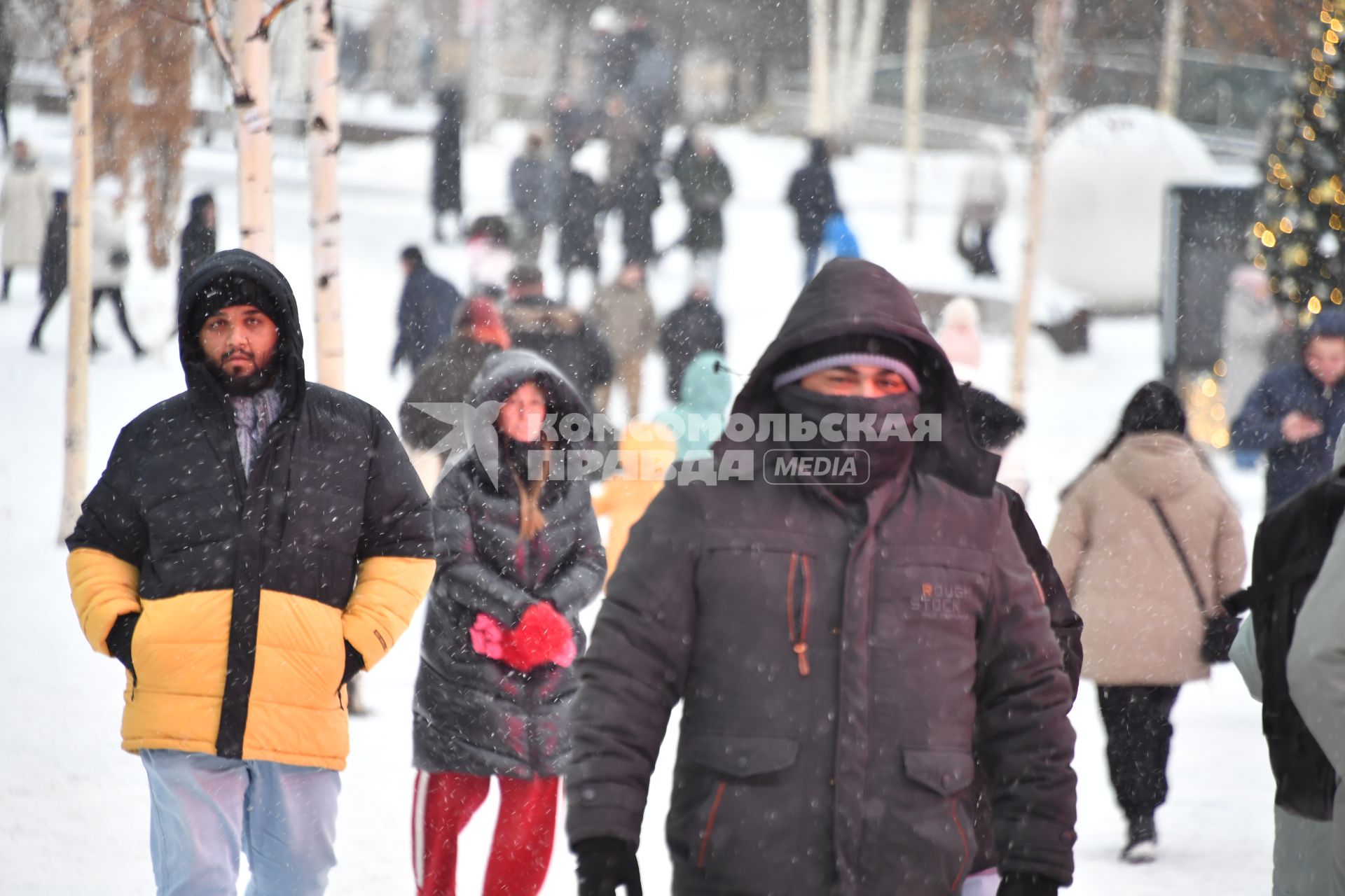 Снегопад в Москве