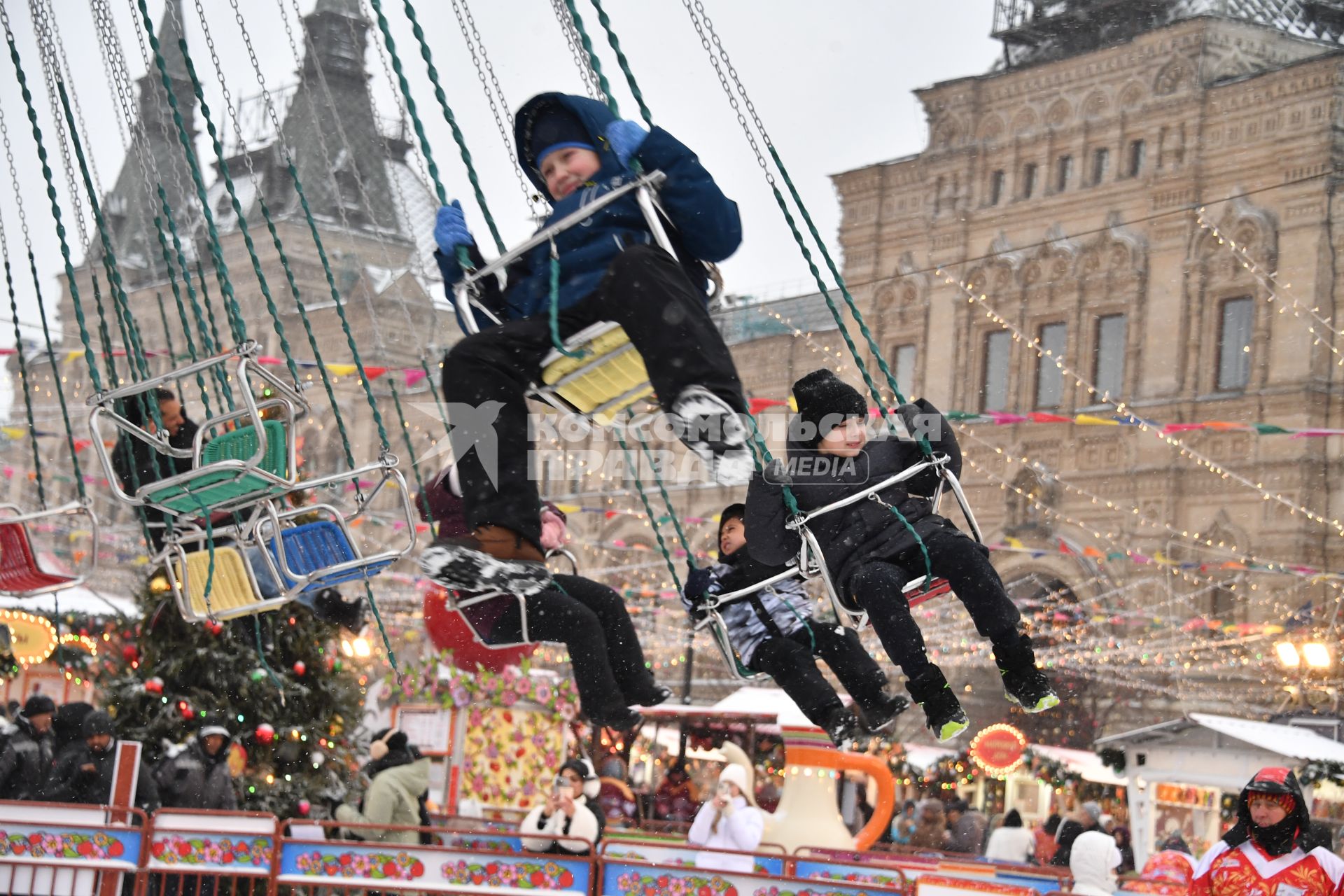 Снегопад в Москве