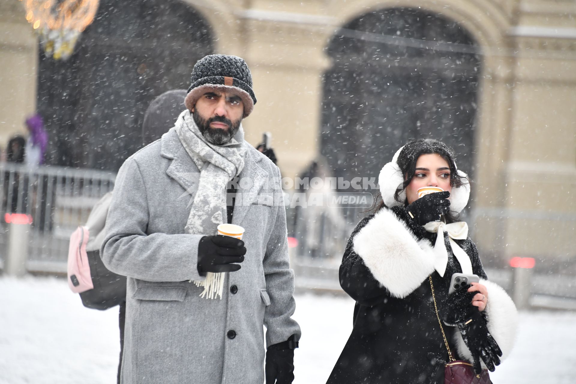 Снегопад в Москве