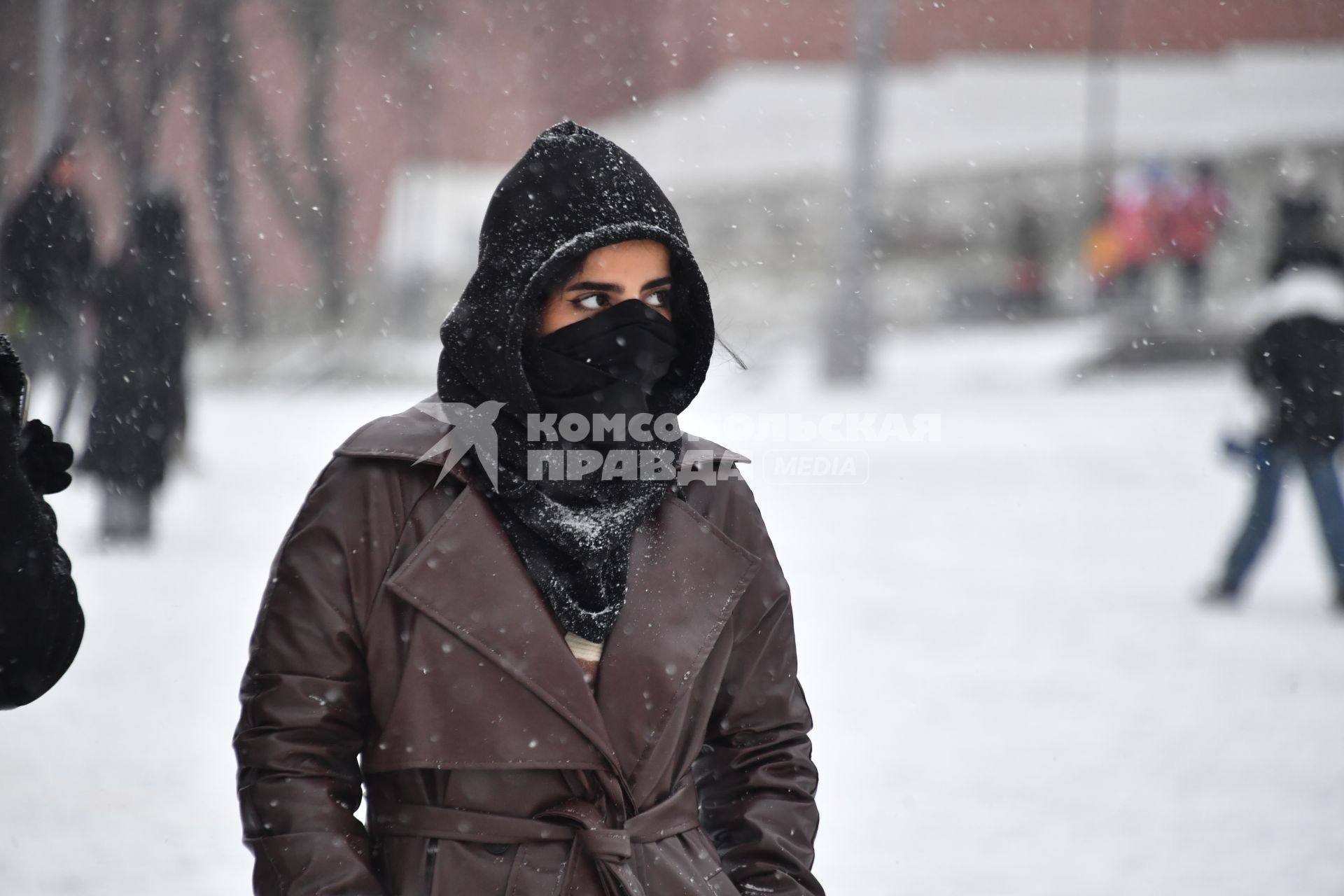 Снегопад в Москве