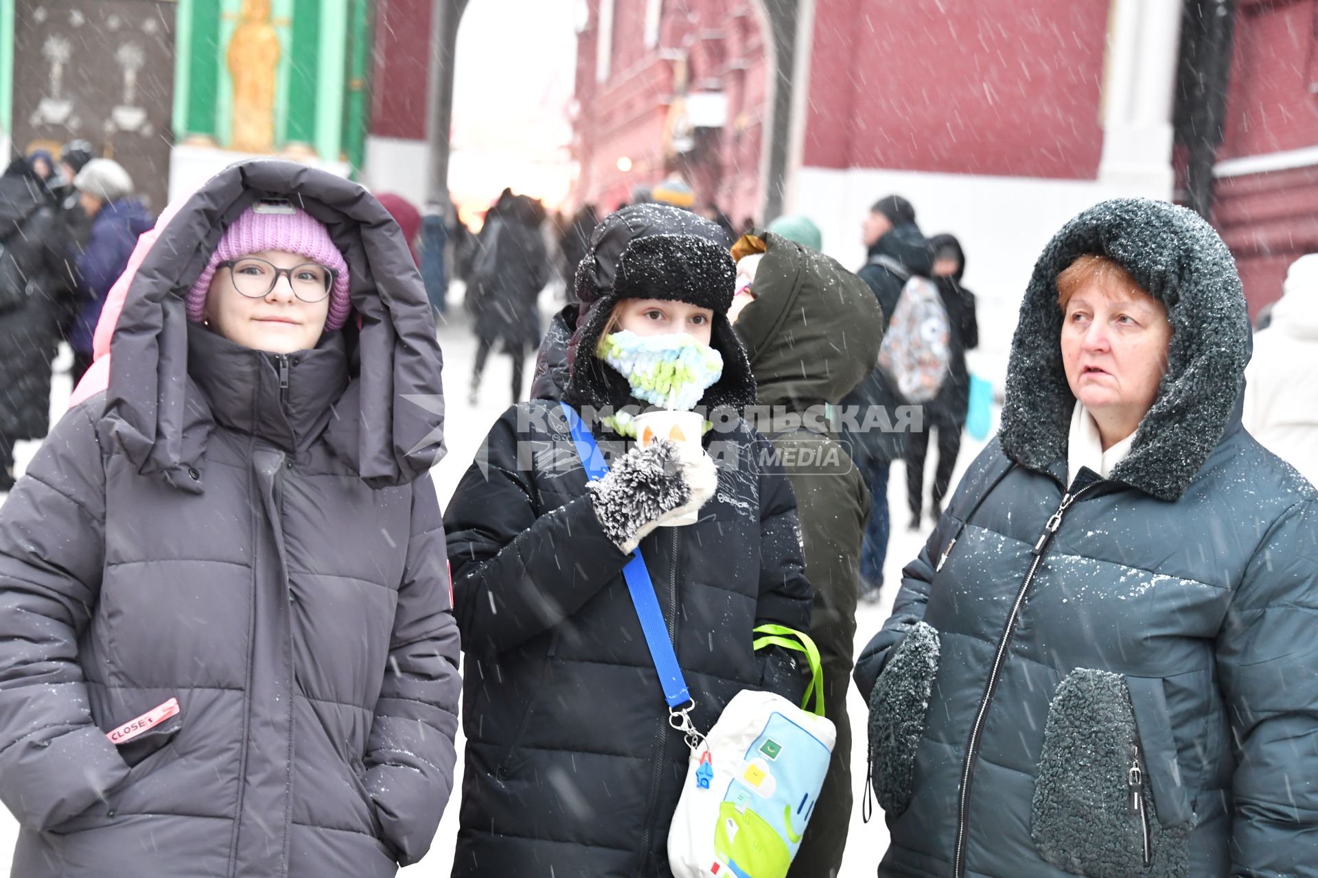 Снегопад в Москве