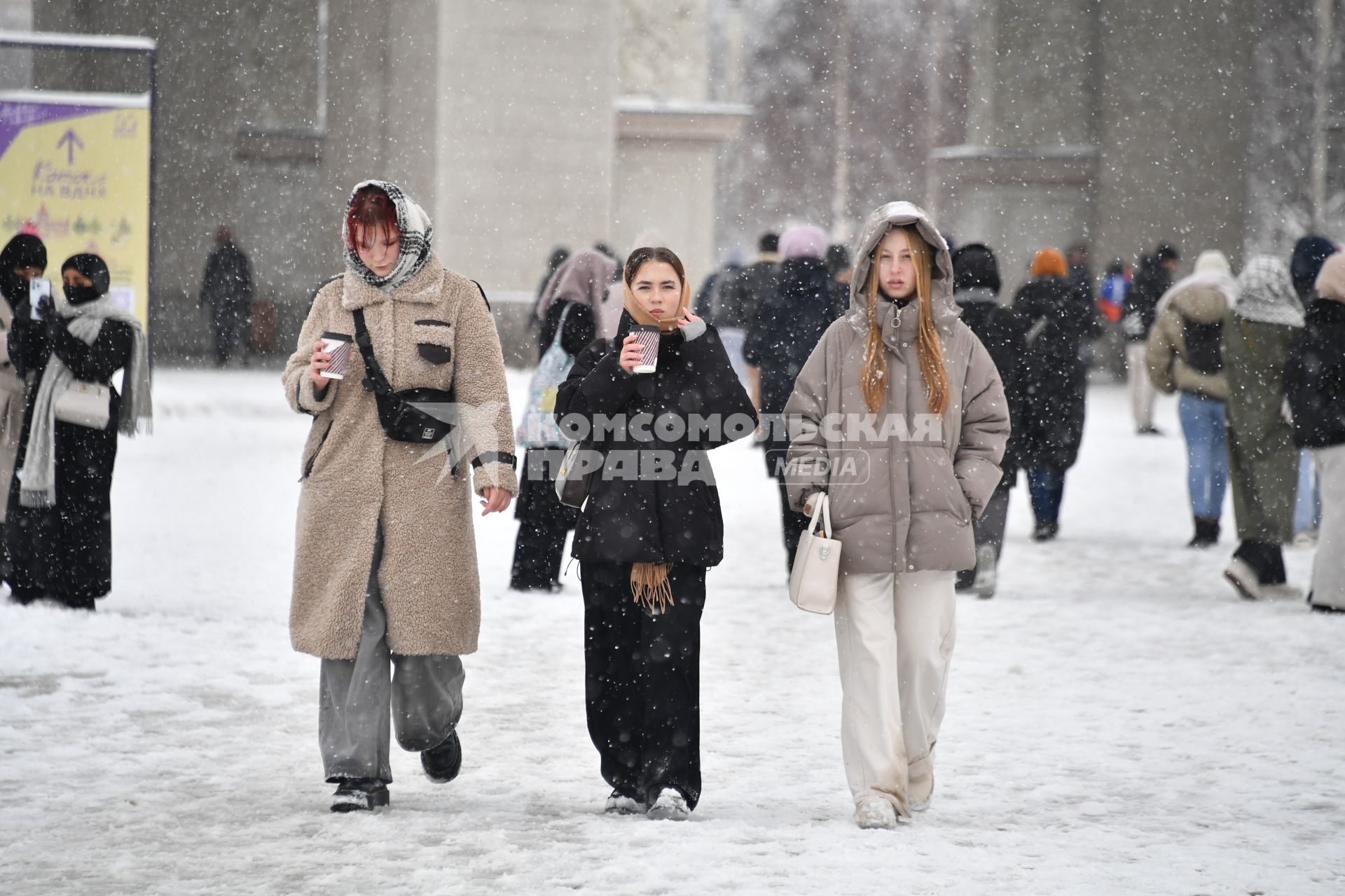 Последствия снегопада в Москве