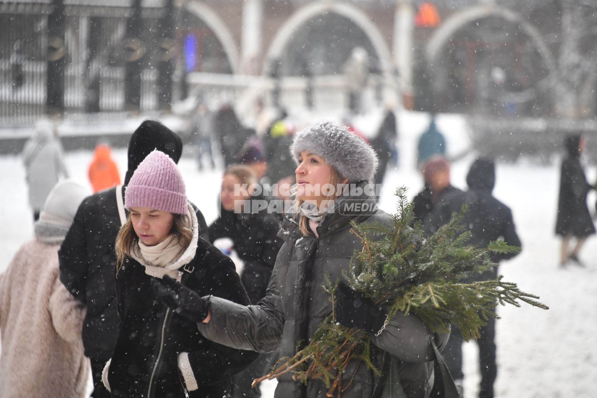 Последствия снегопада в Москве