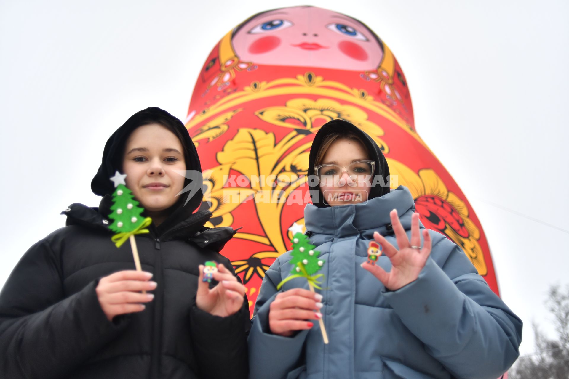 Отправка главной новогодней елки в Кремль