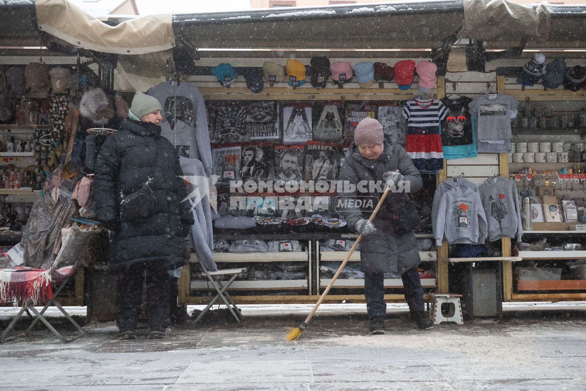 Последствия снегопада в Санкт-Петербурге