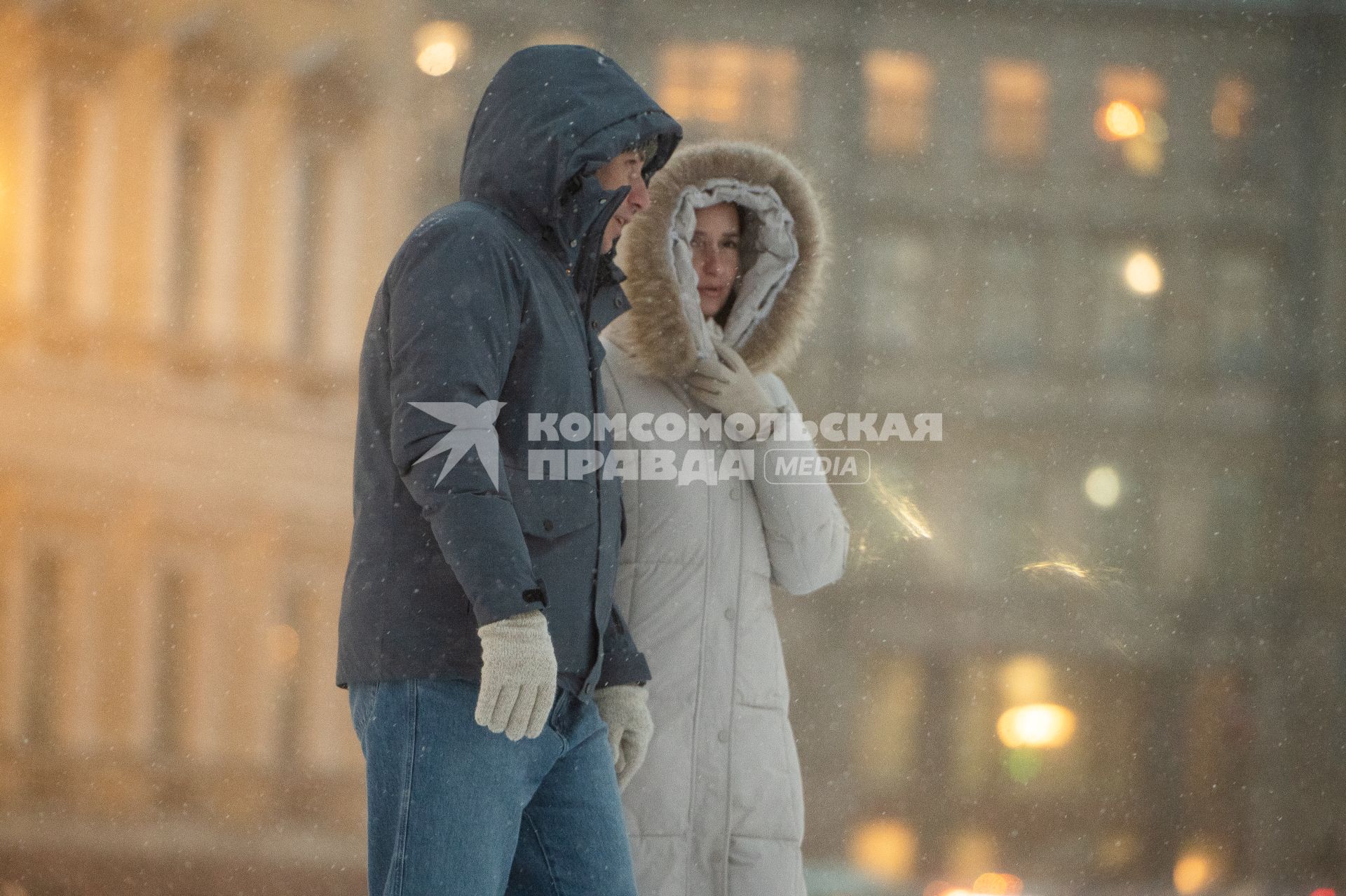 Последствия снегопада в Санкт-Петербурге