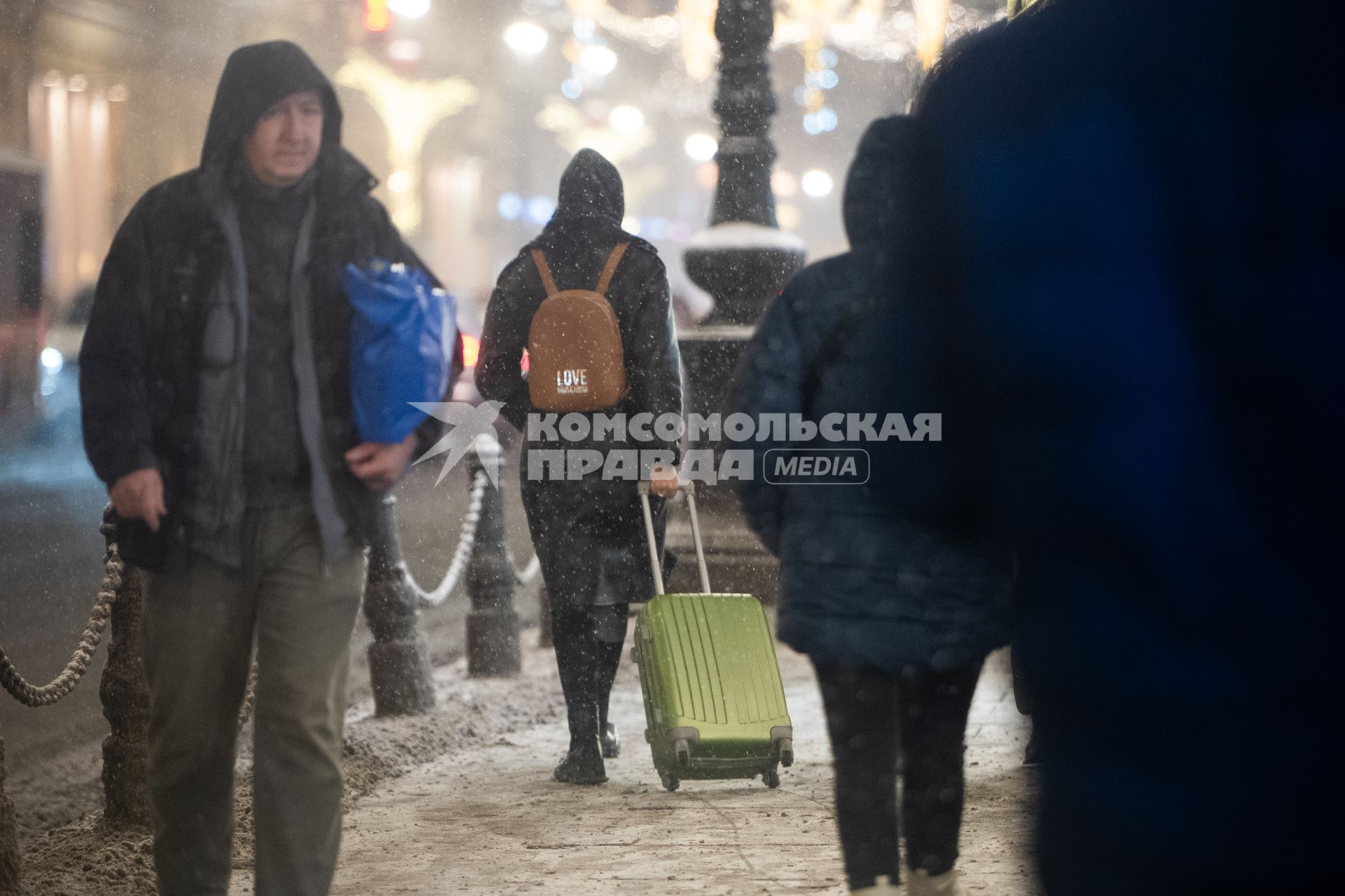 Последствия снегопада в Санкт-Петербурге