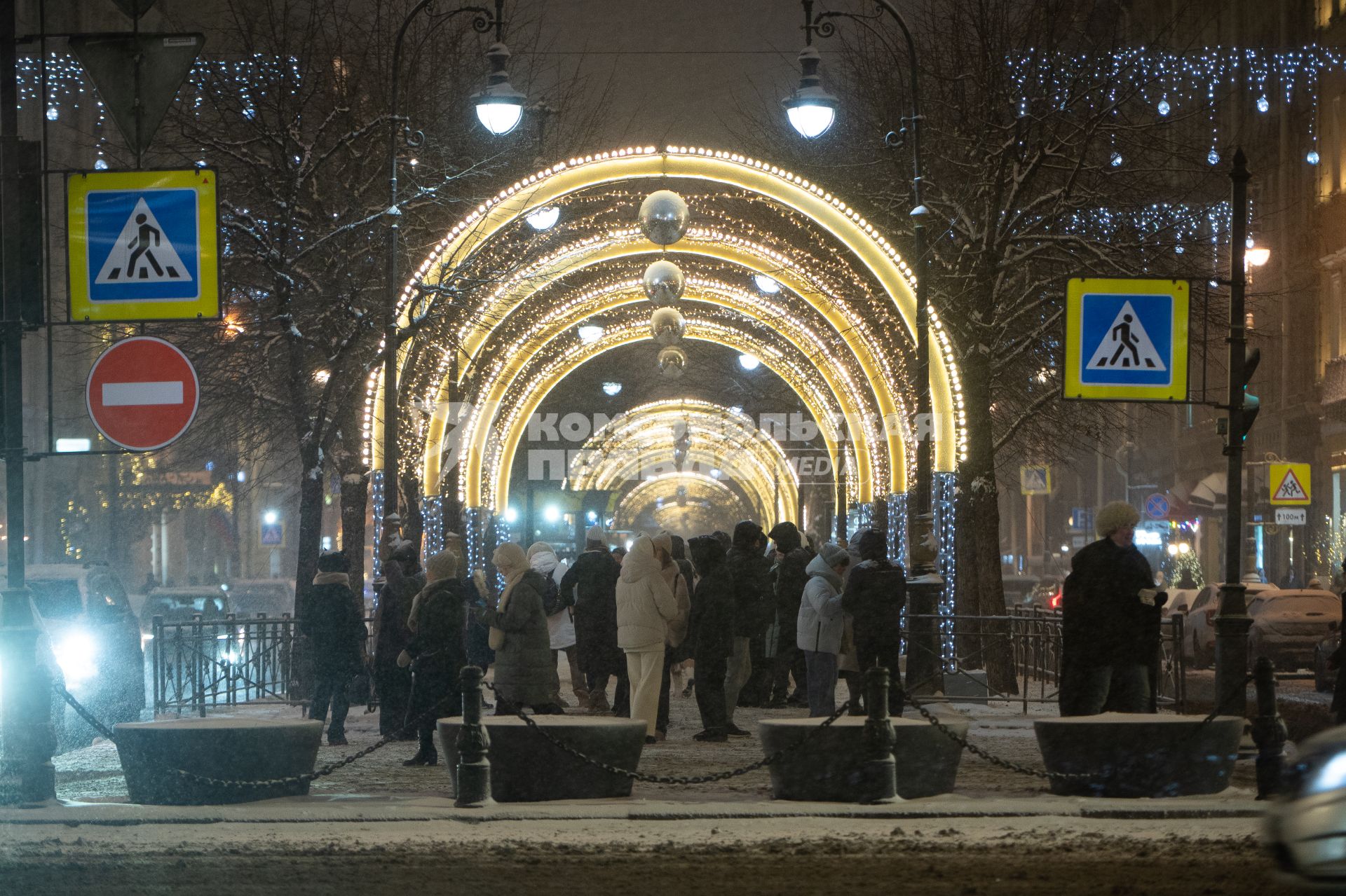 Последствия снегопада в Санкт-Петербурге